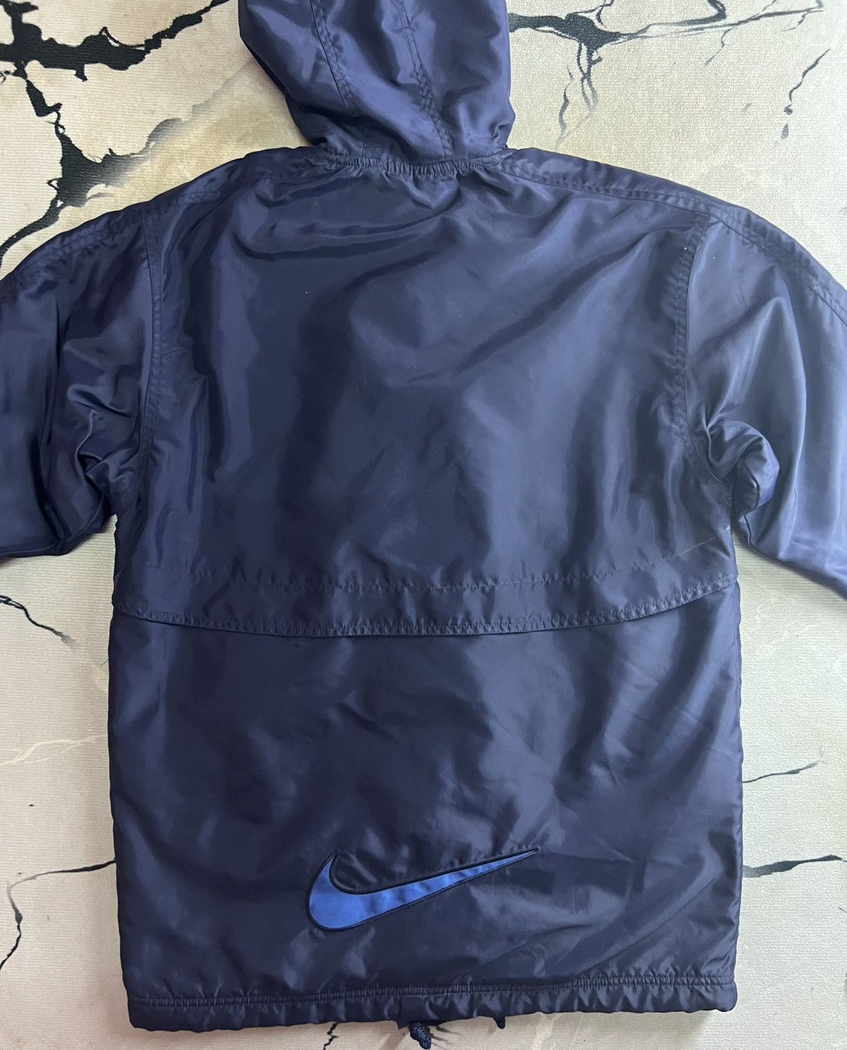 Nike × Vintage Vintage Nike Hoodie Back Swoosh Size US S / EU 44-46 / 1 - 4 Thumbnail