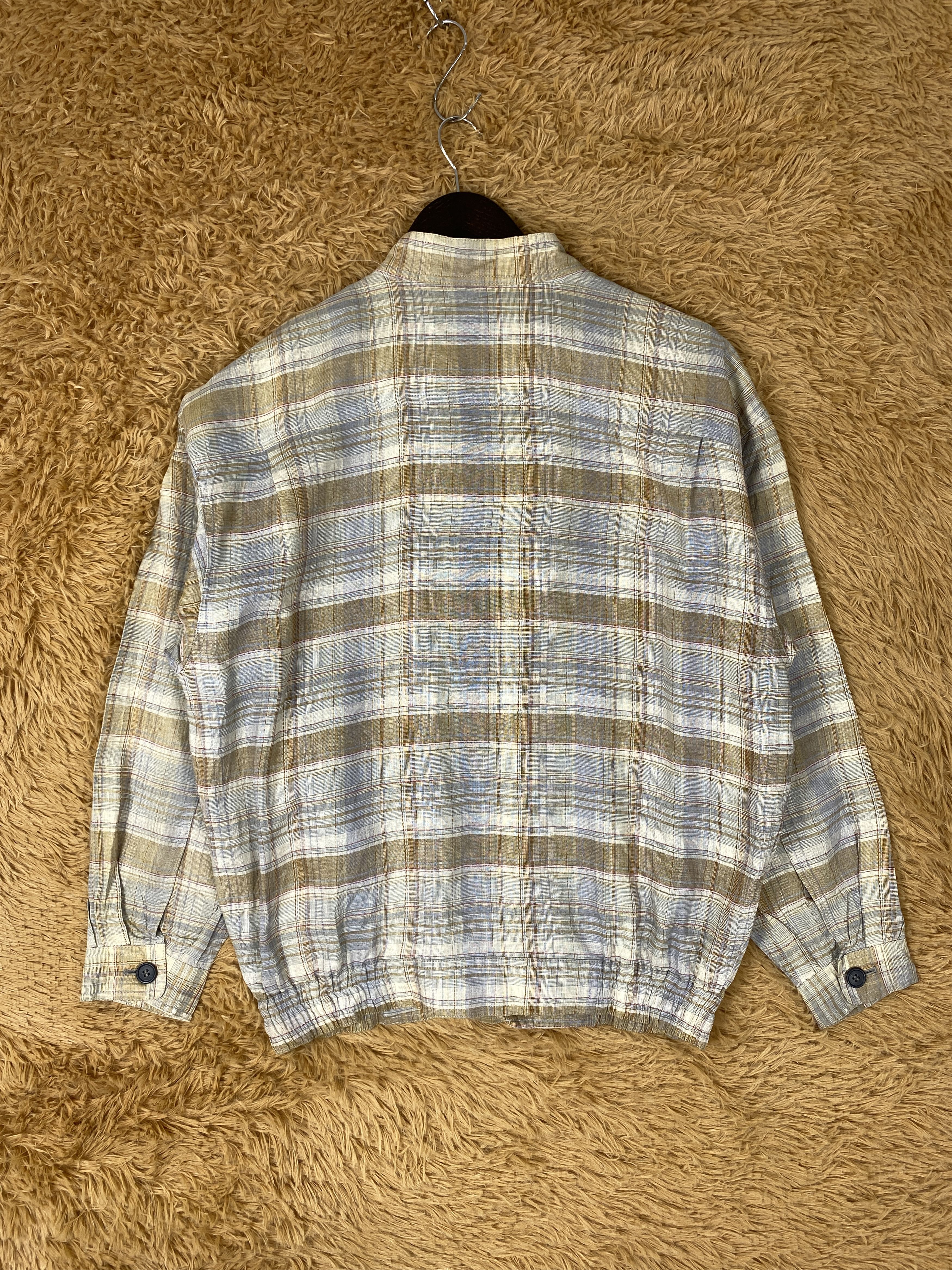 Japanese Brand × Vintage Vintage Henri-Luc Chapuis Checked 90s Design Flannel Jacket Size US M / EU 48-50 / 2 - 5 Thumbnail