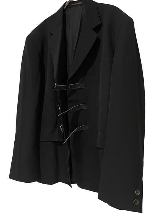 Yohji Yamamoto Yohji Yamamoto Wool Gabba Belt Jacket [1967] Size US L / EU 52-54 / 3 - 5 Thumbnail
