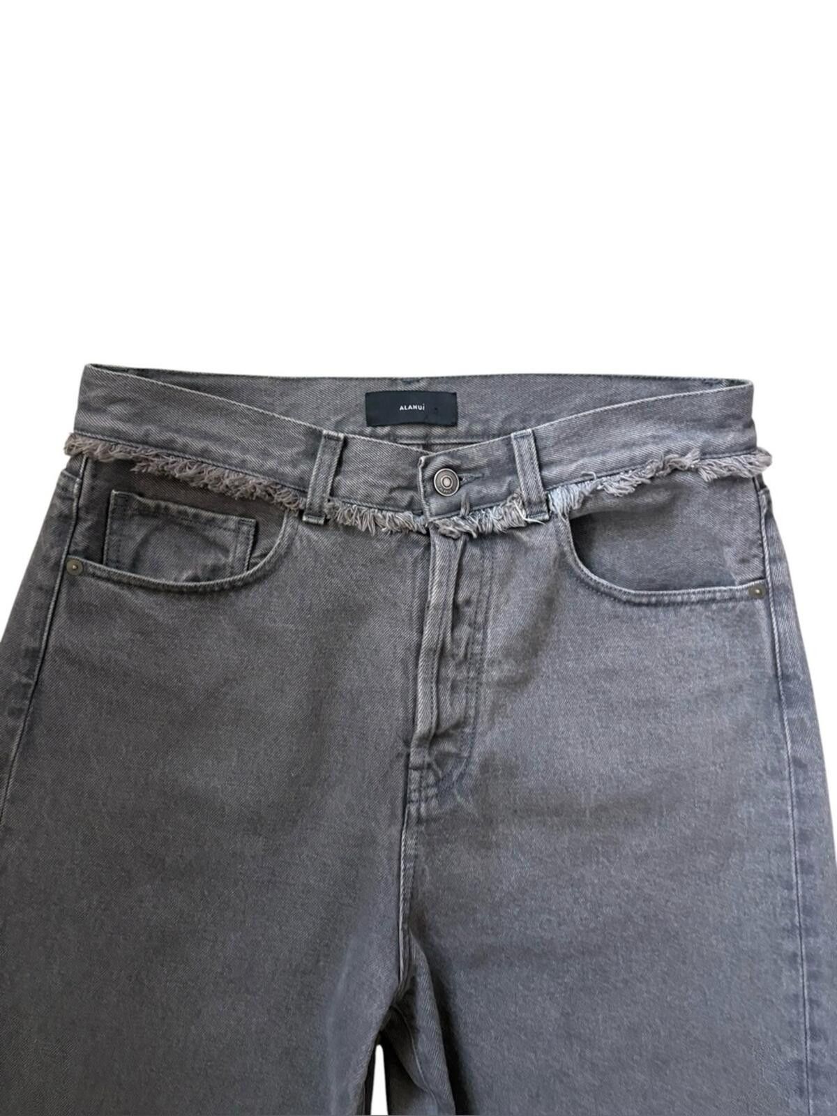 Alanui Alanui Made in Italy Free Horizons Jeans Grey Size 26 Size 26" / US 2 / IT 38 - 7 Thumbnail
