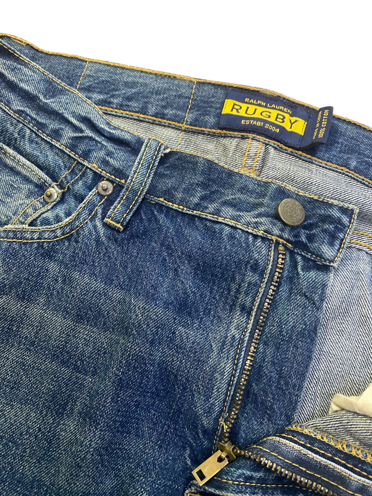 Ralph Lauren × Rugby Ralph Lauren × Vintage Ralph Lauren Rugby Selvedge Denim Size US 32 / EU 48 - 14 Thumbnail