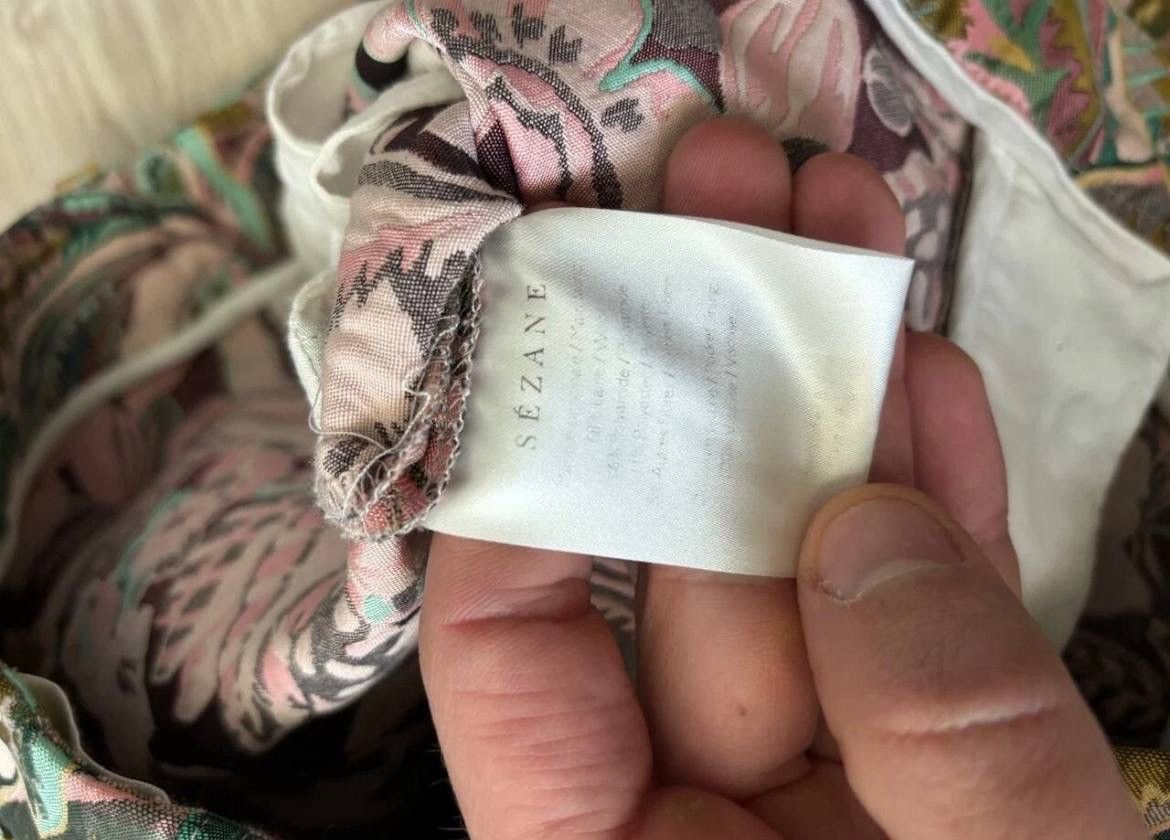 Sezane Sezane monogram flowers pants ws size 42 Size 28" / US 6 / IT 42 - 13 Thumbnail