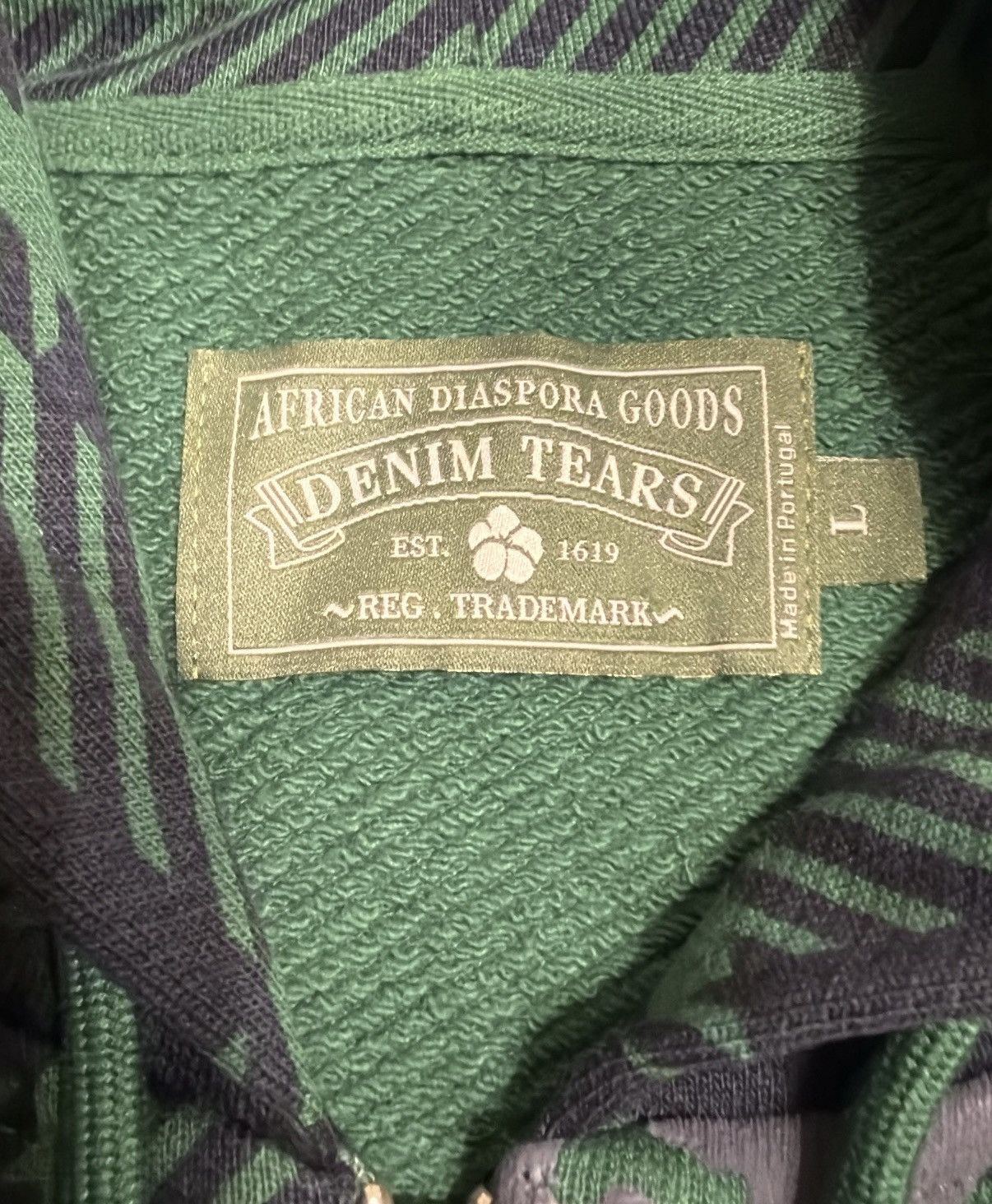 DENIM TEARS DENIM TEARS Plaid Wreath Zip Hoodie Large Size US L / EU 52-54 / 3 - 5 Thumbnail