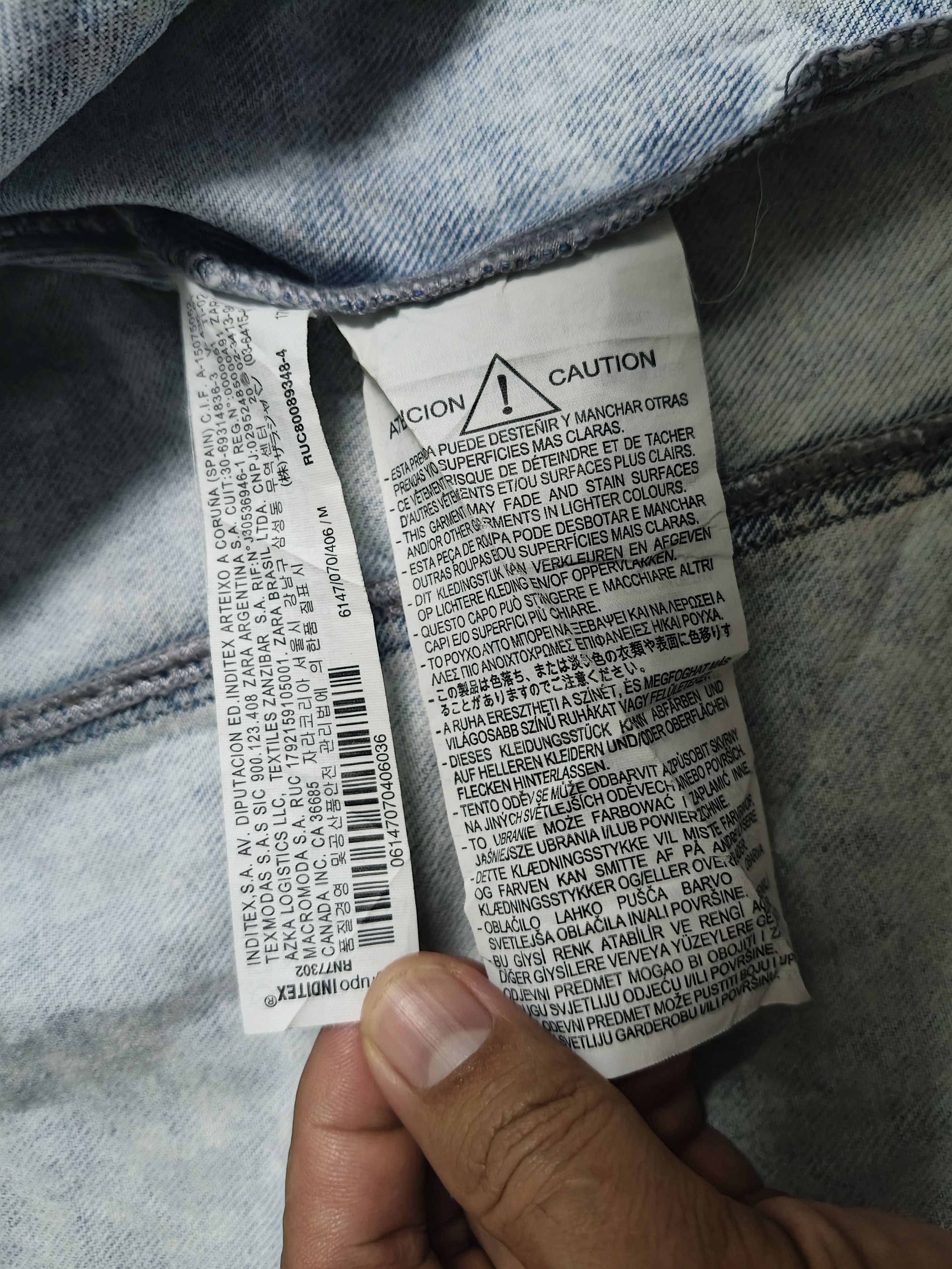 Zara Zara Cropped Denim Jacket Size M / US 6-8 / IT 42-44 - 11 Thumbnail