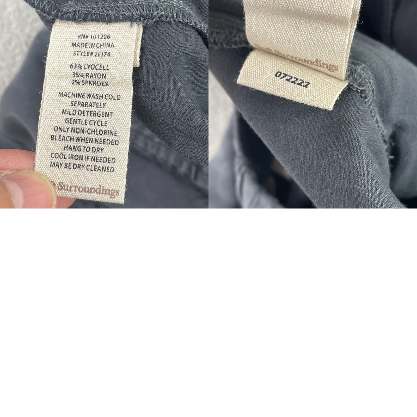 Soft Surroundings Soft Surroundings Lush Living Pants Women Small Gray Wide Leg Designer Size 30" / US 8 / IT 44 - 9 Thumbnail