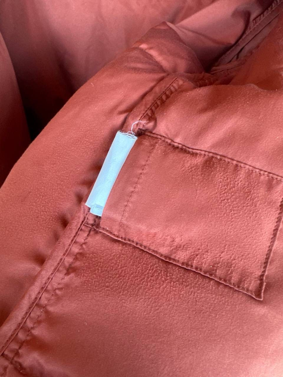 Weekend Max Mara Max Mara Weekend Down Puffer Jacket Orange Cropped Coat Size L / US 10 / IT 46 - 7 Thumbnail