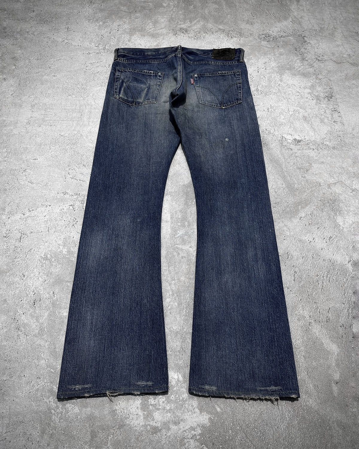 Hysteric Glamour × If Six Was Nine Hysteric Glamour Led Zeppelin Flared Jeans Vkei Size US 32 / EU 48 - 3 Thumbnail