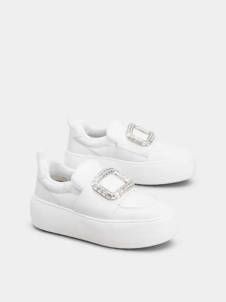 Roger Vivier o1s22i1n0325 Low-Top Sneakers in White Size US 10 / IT 40 - 2 Thumbnail