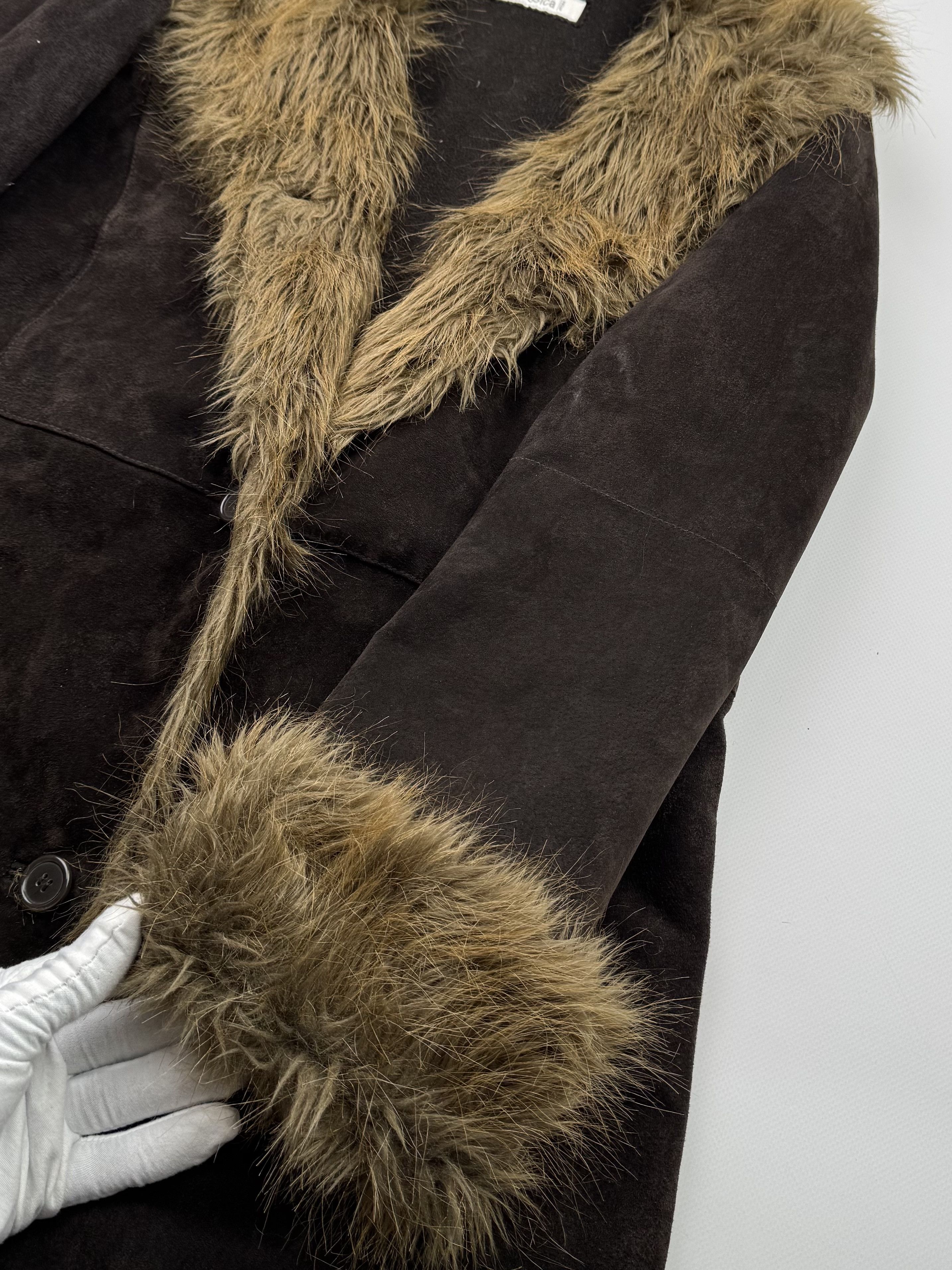 Japanese Brand Vintage Suede Leather Jacket B430(V437)E2 Size M / US 6-8 / IT 42-44 - 7 Thumbnail