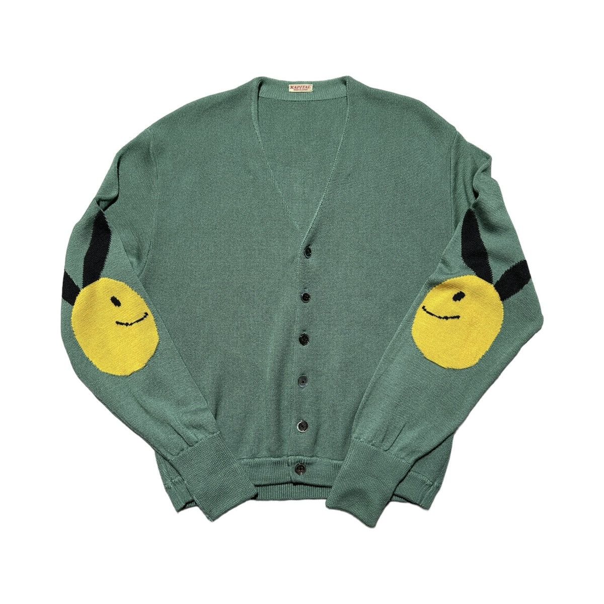Kapital × Kapital Kountry $475 Smiley bunny Cardigan Size US L / EU 52-54 / 3 - 1 Thumbnail