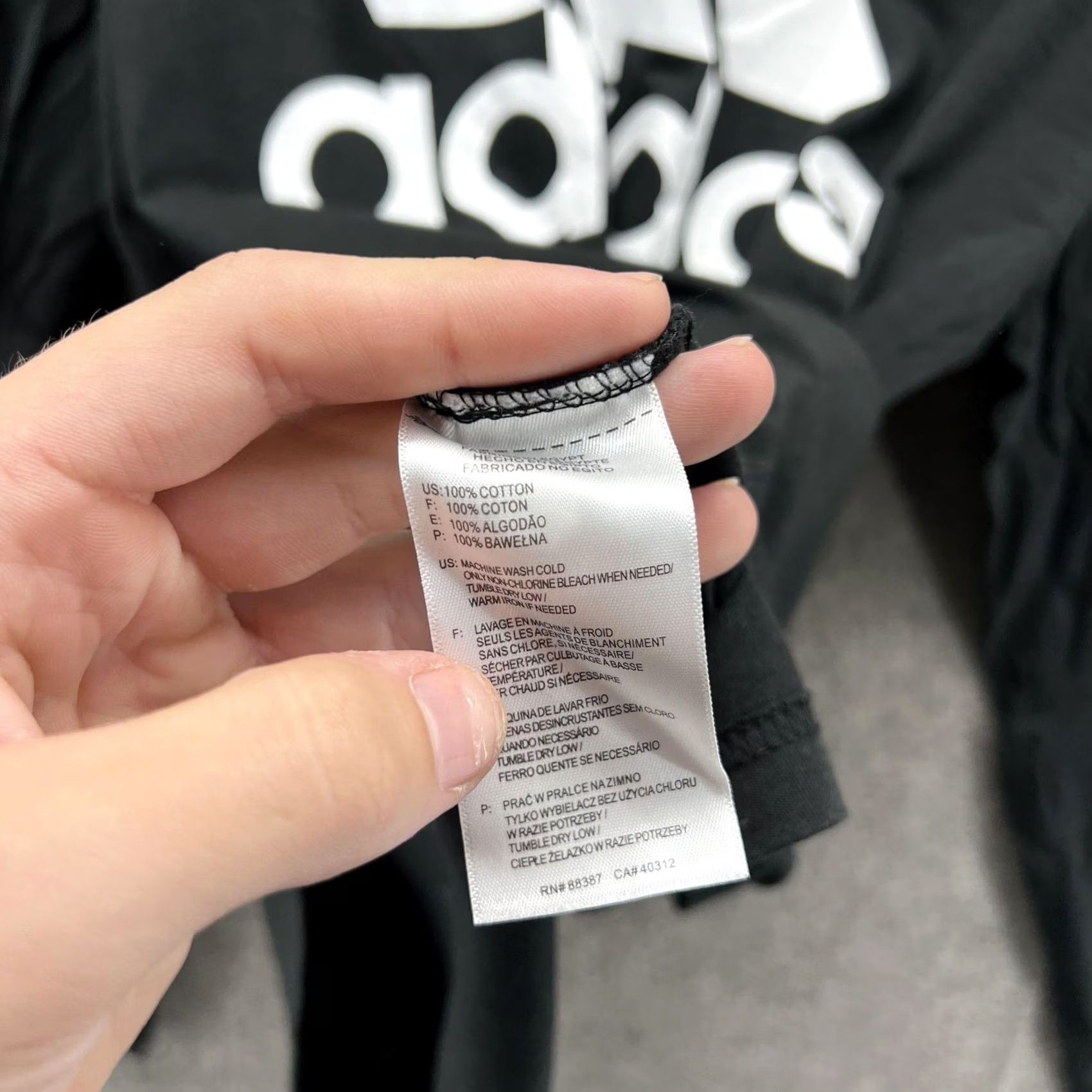 Adidas Adidas Shirt Mens M Black Long Sleeve Tee Trefoil Golf Big Logo Originals Golf Shirt Mens Long Sleeve Tee Black Size US M / EU 48-50 / 2 - 6 Thumbnail