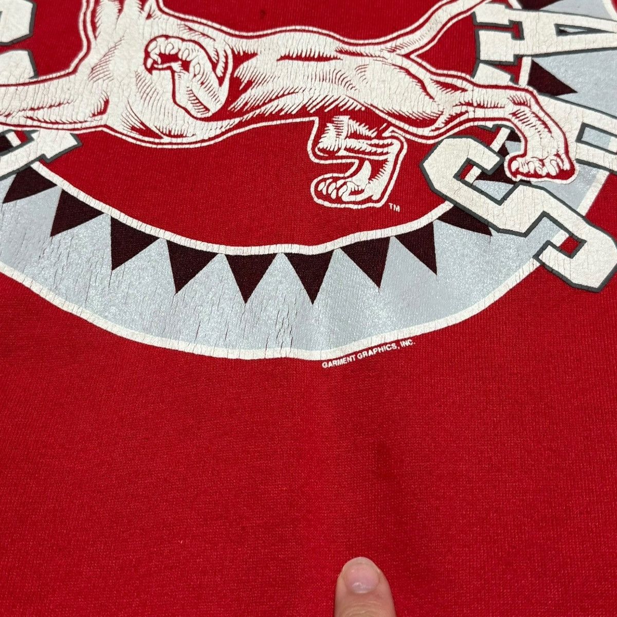 Vintage 80s University of Houston Cougars Sleeveless Sweatshirt XL Size US XL / EU 56 / 4 - 3 Thumbnail
