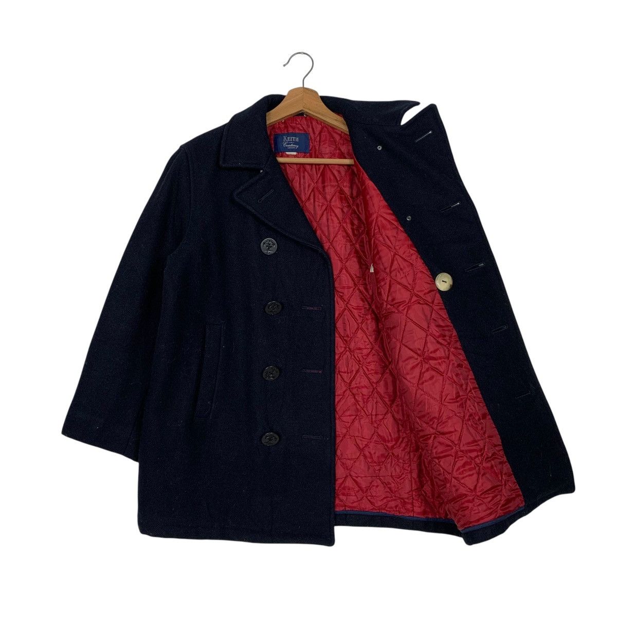 Other Keith Courtenay London Double Breasted Wool Jacket Size US M / EU 48-50 / 2 - 9 Thumbnail