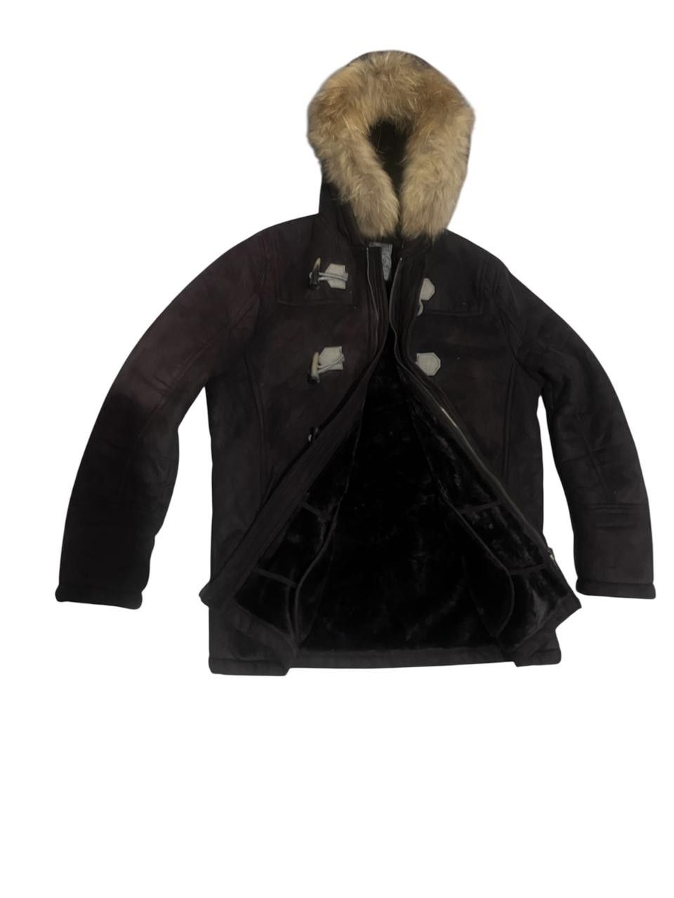 14th Addiction Japanesse Louis Chavlon Sheepskin Duffle Coat Brown Size US M / EU 48-50 / 2 - 1 Thumbnail