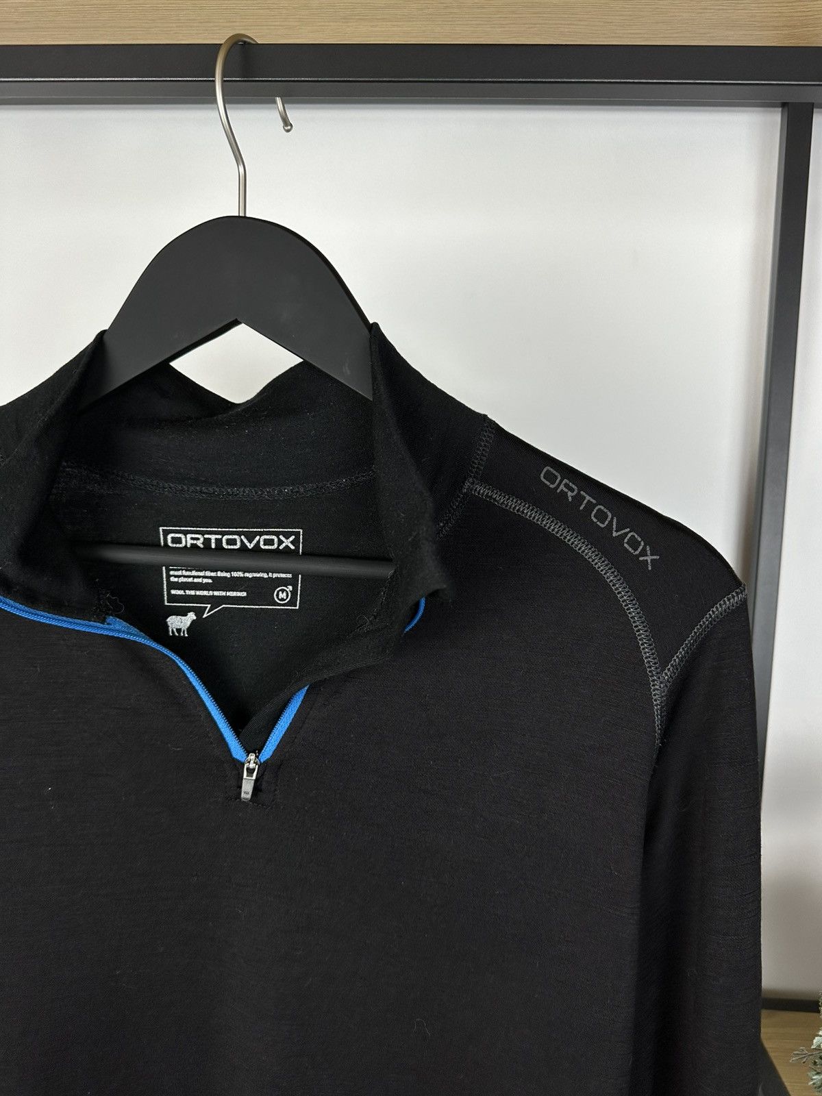 ORTOVOX ORTOVOX Fleece Long Sleeve Merino Wool Inside Outdoor Mens M Size US M / EU 48-50 / 2 - 5 Thumbnail