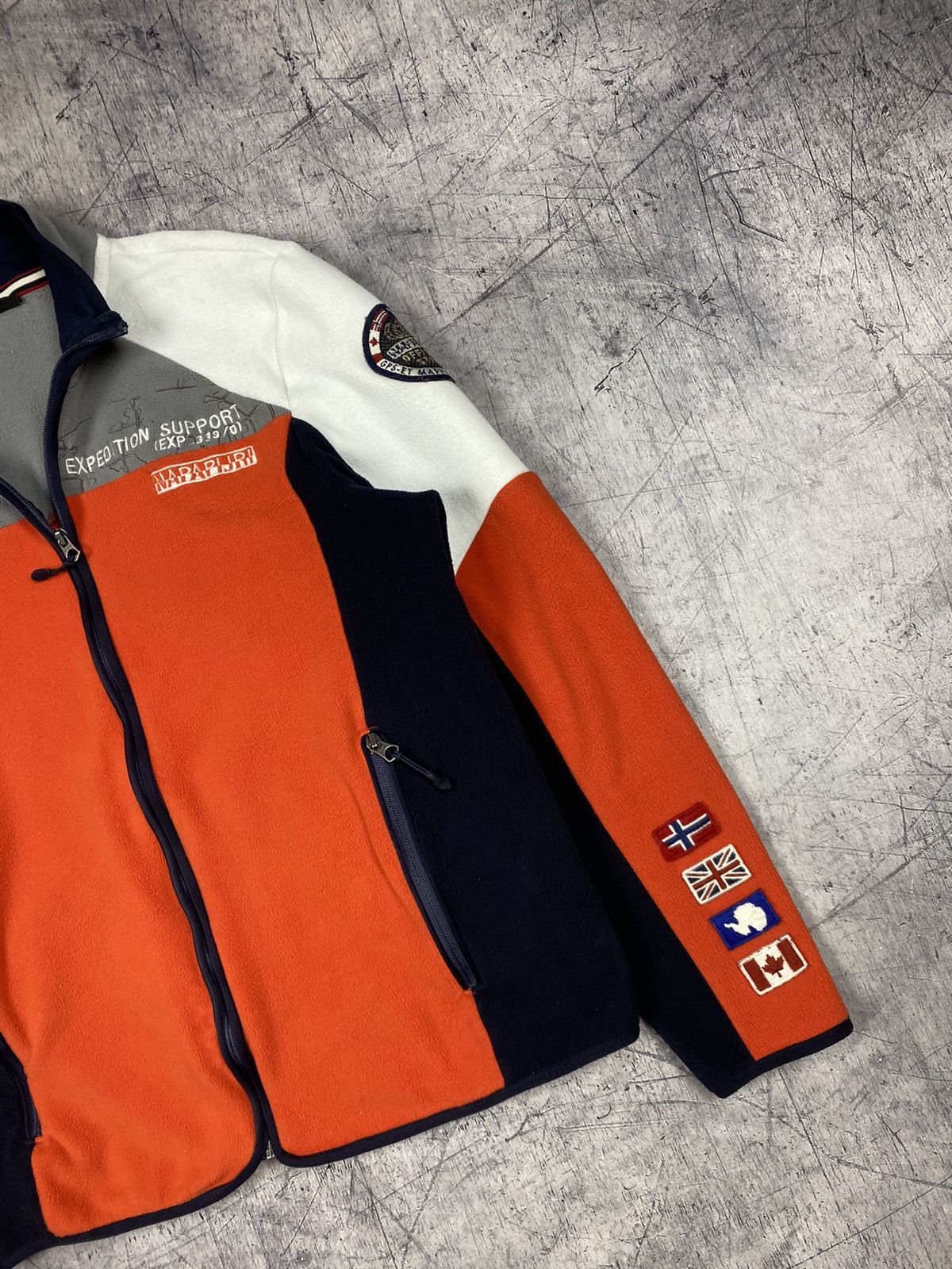 Napapijri Vintage Napapijri Expedition Support Fleece Jacket Size US XL / EU 56 / 4 - 4 Thumbnail