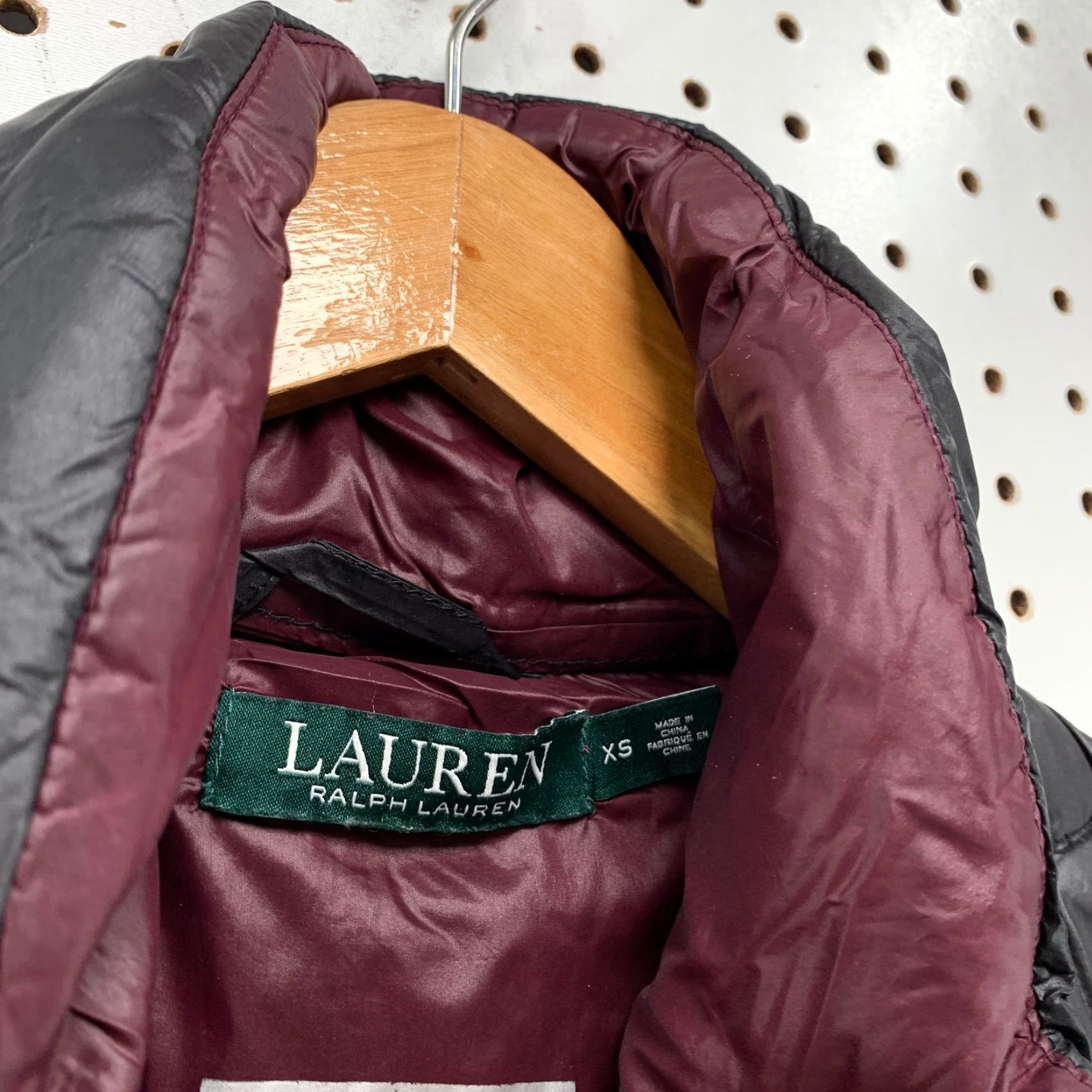 Ralph Lauren LAUREN RALPH LAUREN Jacket Womens XS Black Zip Quilted Puffer Down Size XS / US 0-2 / IT 36-38 - 3 Thumbnail
