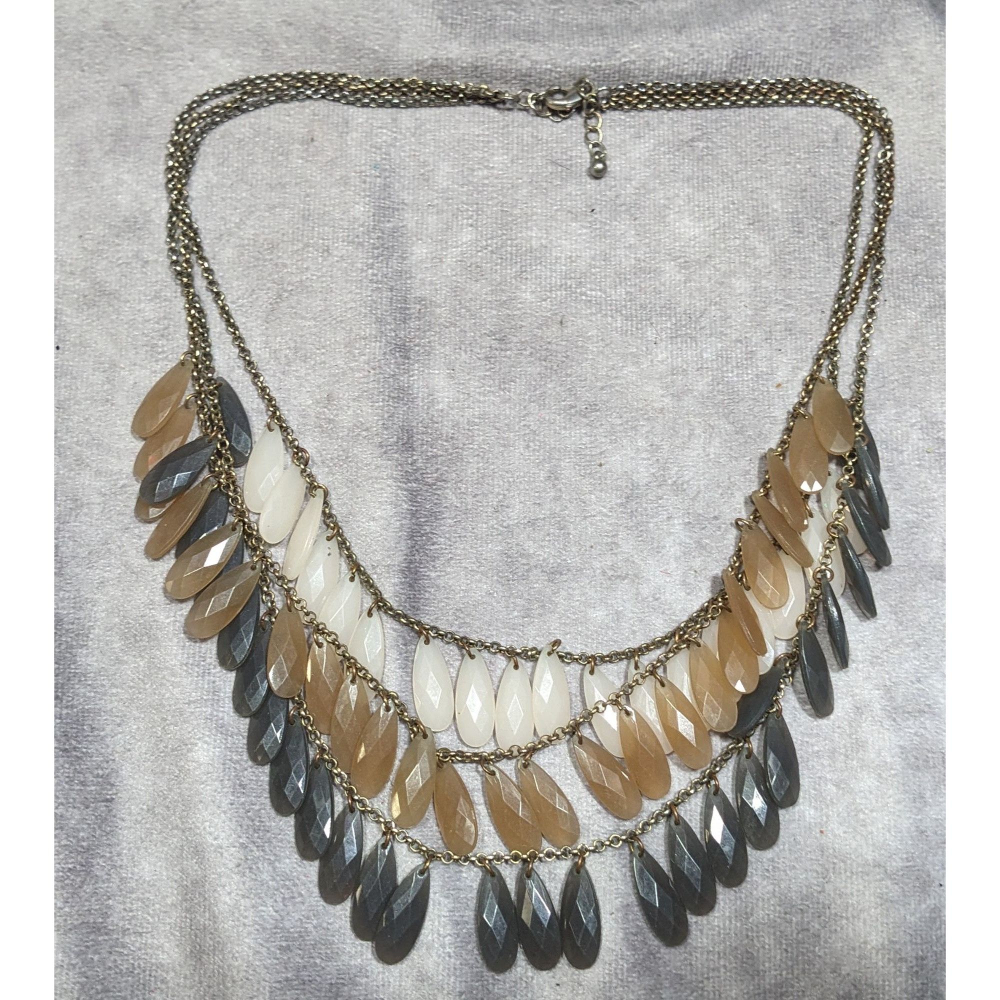 Other Earth Tone Nostalgic Multilayer Fringe Necklace Size ONE SIZE - 6 Thumbnail