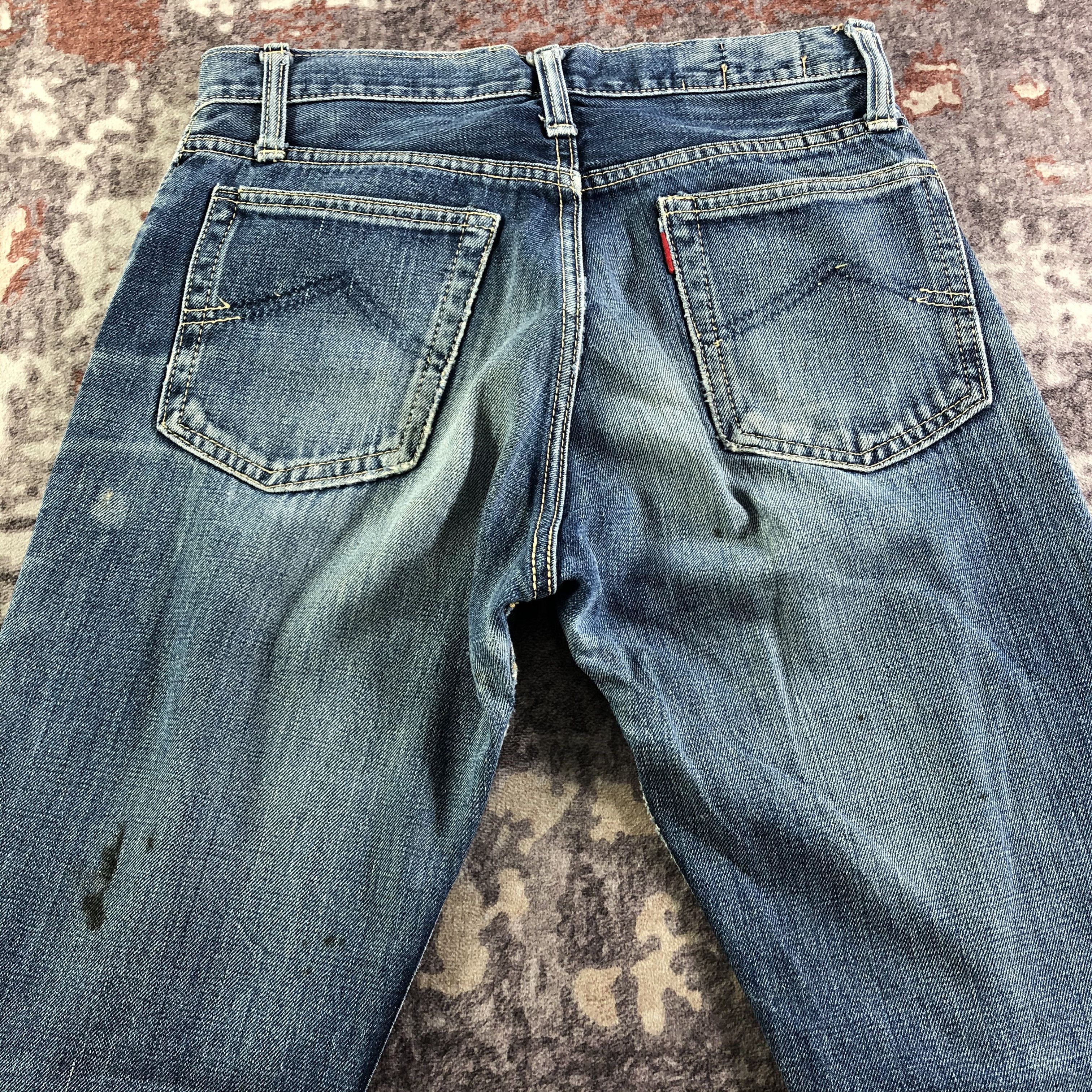 Vintage Vintage 80s Bobson Redline Denim Jeans-JM3618 Size US 29 - 5 Thumbnail