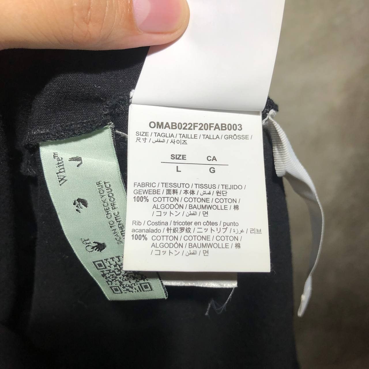 Off-White Off-White Cut Here Double Long sleeves shirt Size US L / EU 52-54 / 3 - 16 Thumbnail