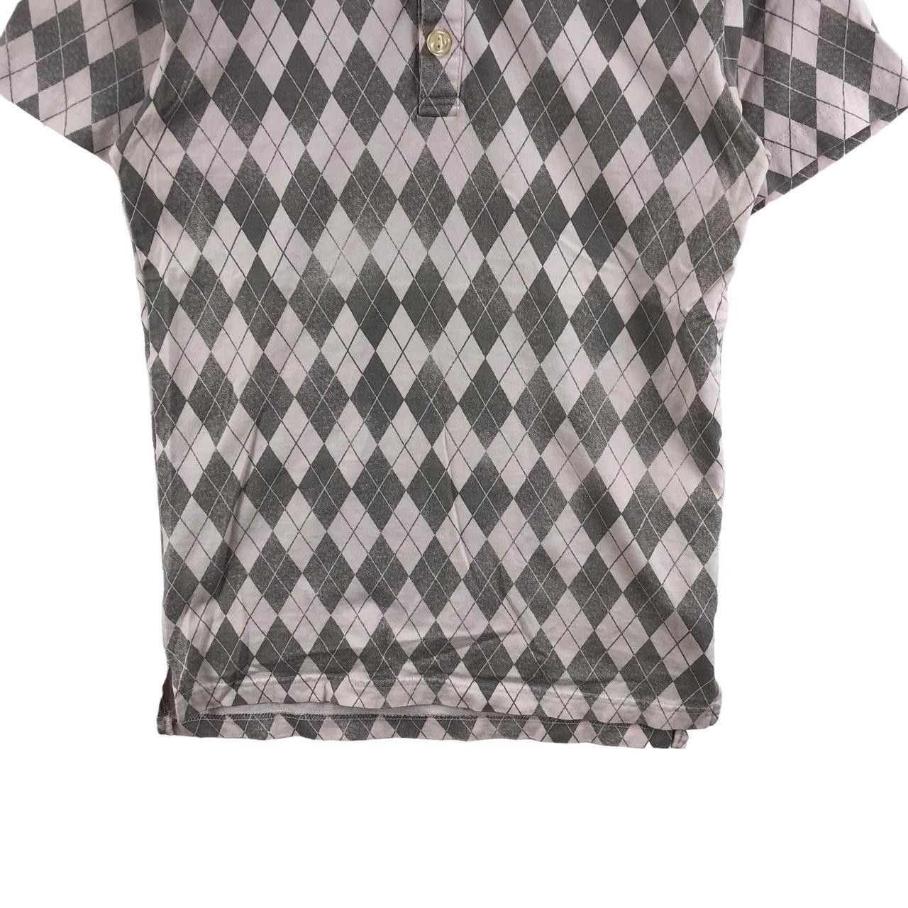 Takeo Kikuchi Vintage TAKEO KIKUCHI JAPAN Argyle Polo Tee Shirt Top Office Size S / US 4 / IT 40 - 4 Thumbnail