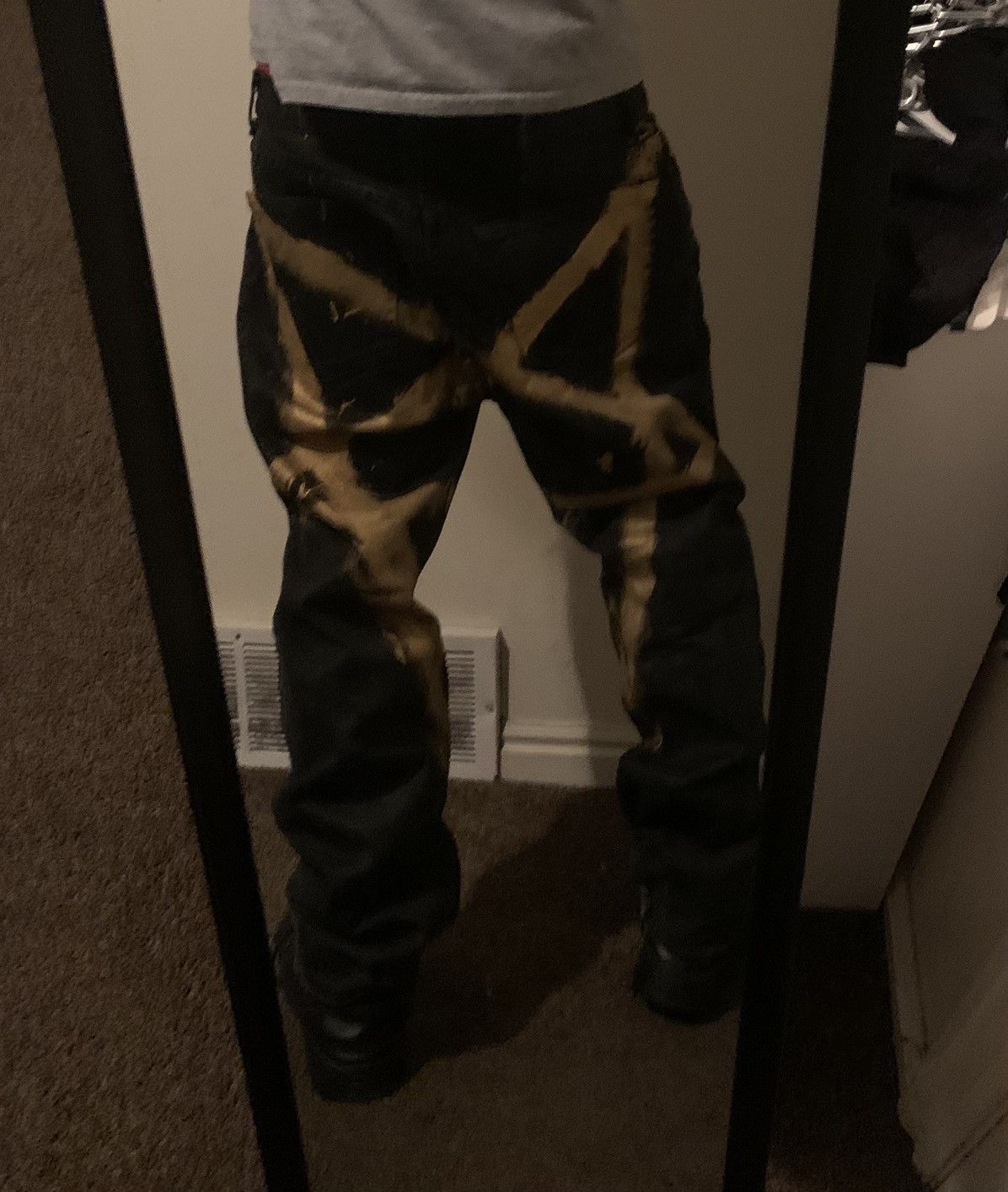 Other Waxed Pentagram Jeans Opium Fashion Swag Streetwear Punk Emo Size US 32 / EU 48 - 20 Thumbnail