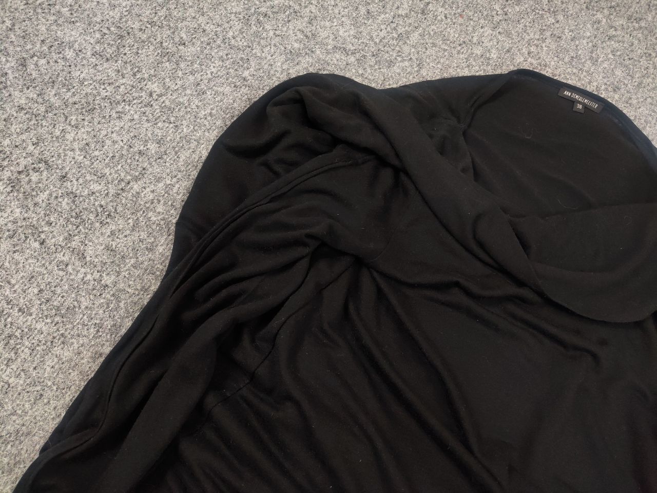Ann Demeulemeester Ann Demeulemeester Wool Long Sleeve asymmetrical Slim Dress Size L / US 10 / IT 46 - 8 Thumbnail