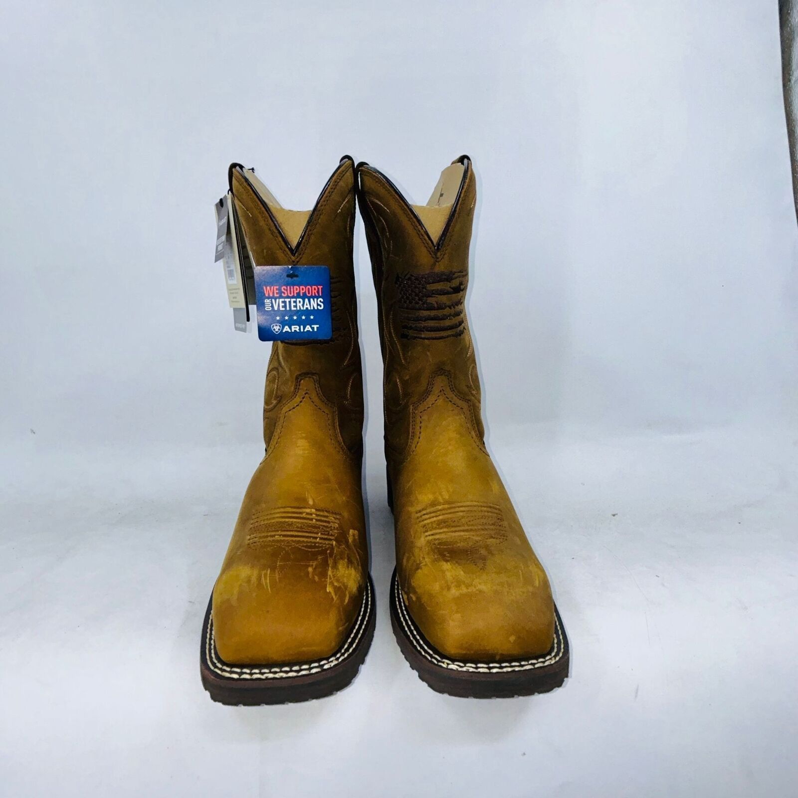 Ariat ARIAT 11" MENS HYBRID H20 "DISTRESSED BROWN" BOOTS SIZE 12D Size US 12 / EU 45 - 2 Thumbnail