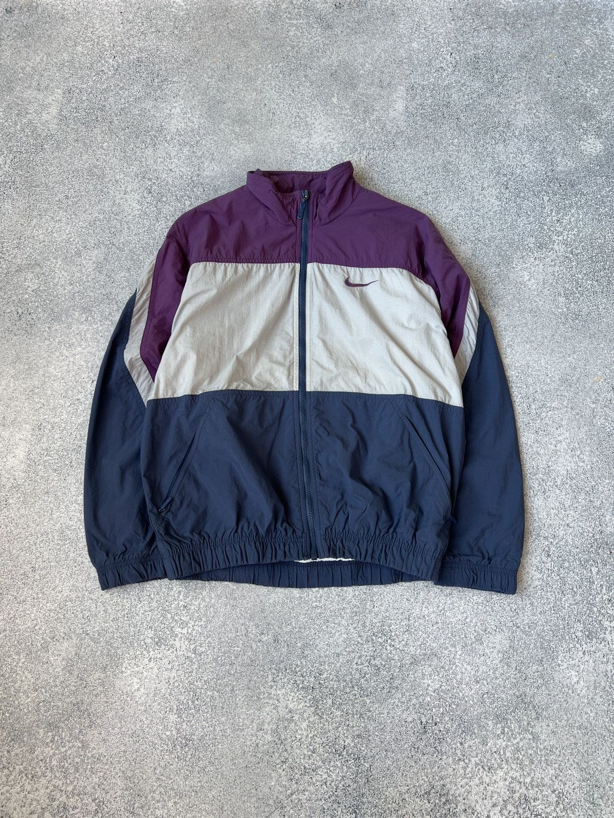 Nike × Vintage Vintage Nike Women’s zip sweatshirt big logo Size XS / US 0-2 / IT 36-38 - 2 Thumbnail