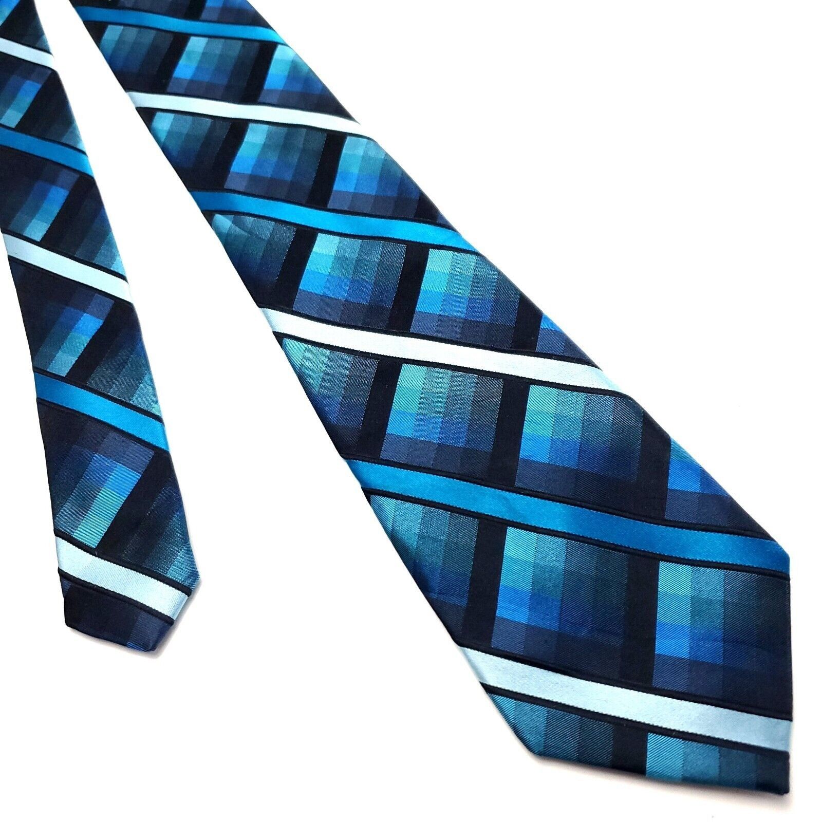 Arrow Arrow Blue Silk Tie Woven Striped Size ONE SIZE - 1 Thumbnail