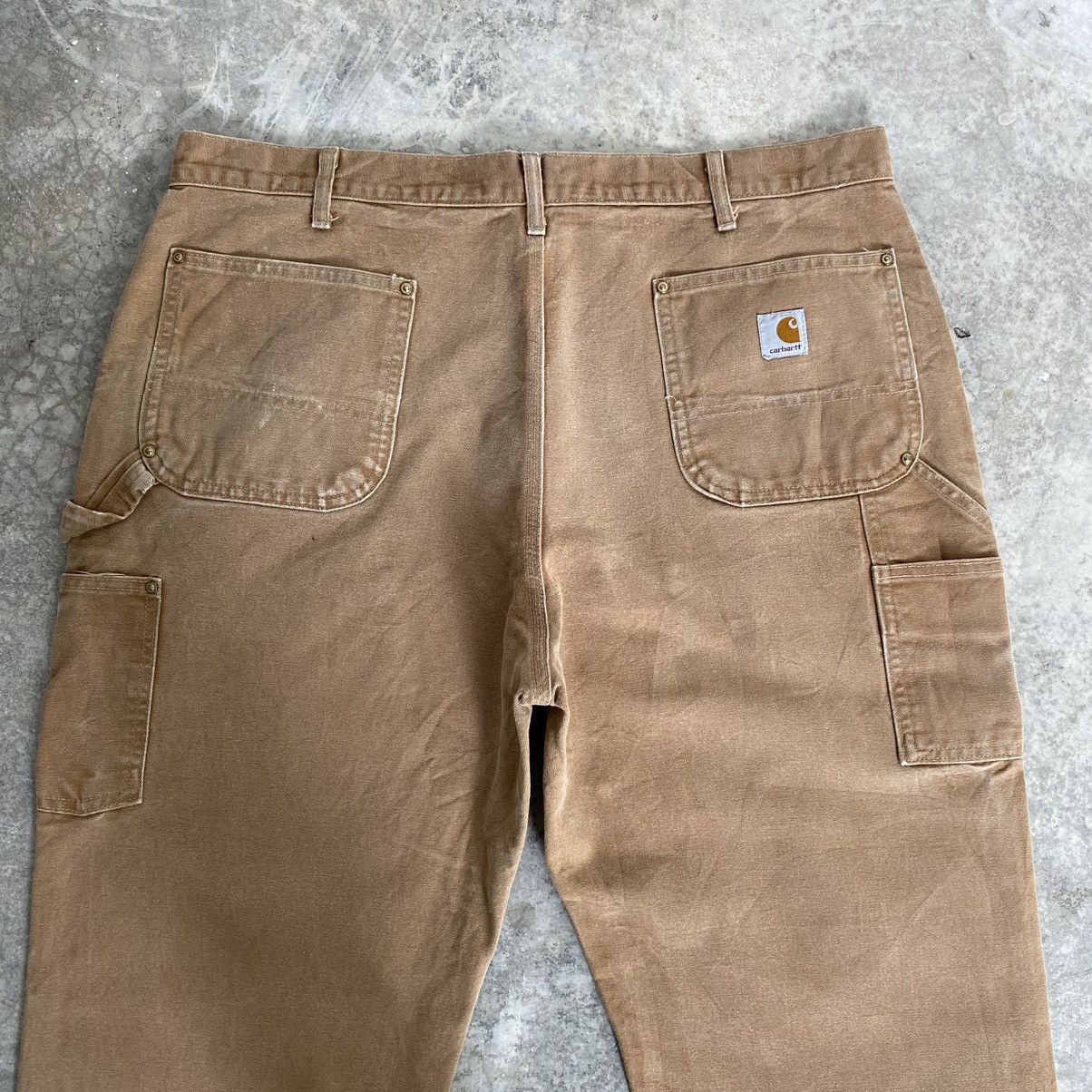 Carhartt Vintage Carhartt Double Knee Faded Tan Carpenter Pants Size US 40 / EU 56 - 18 Thumbnail