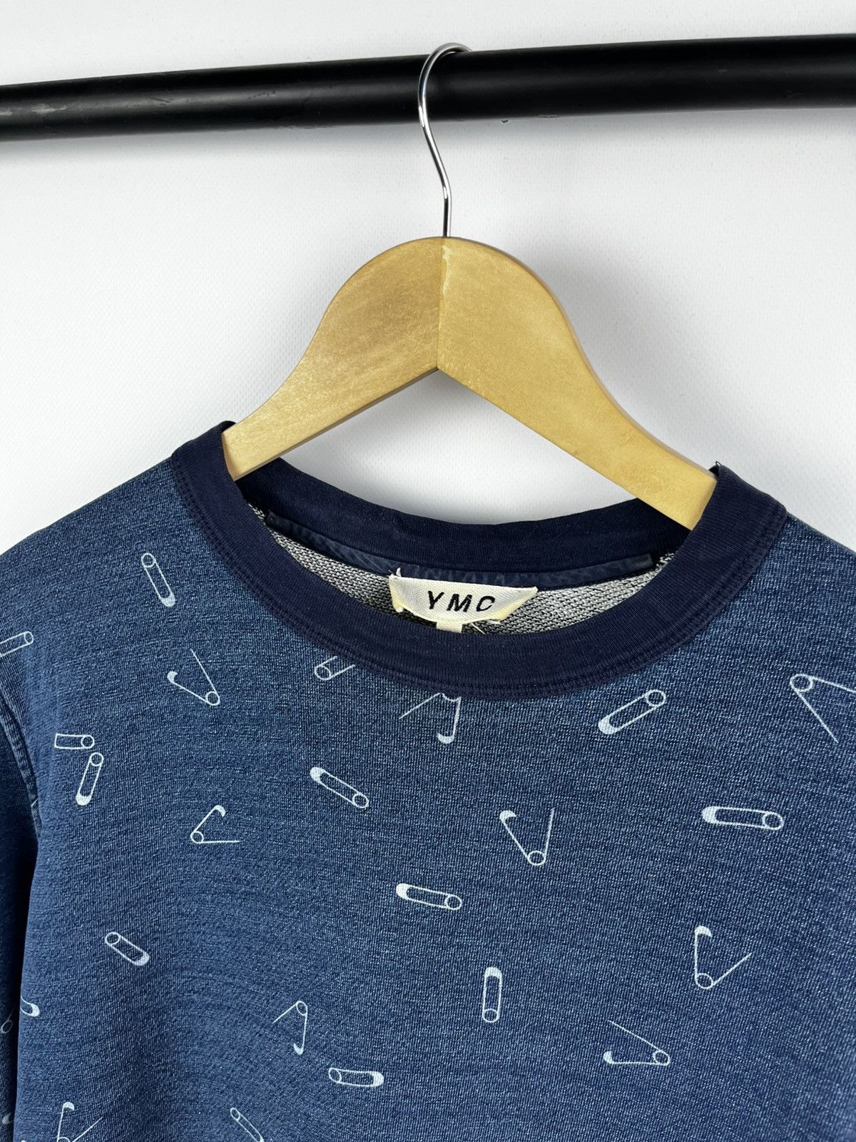 YMC Sweatshirt Ymc Blue size m International in Cotton Size US M / EU 48-50 / 2 - 2 Thumbnail
