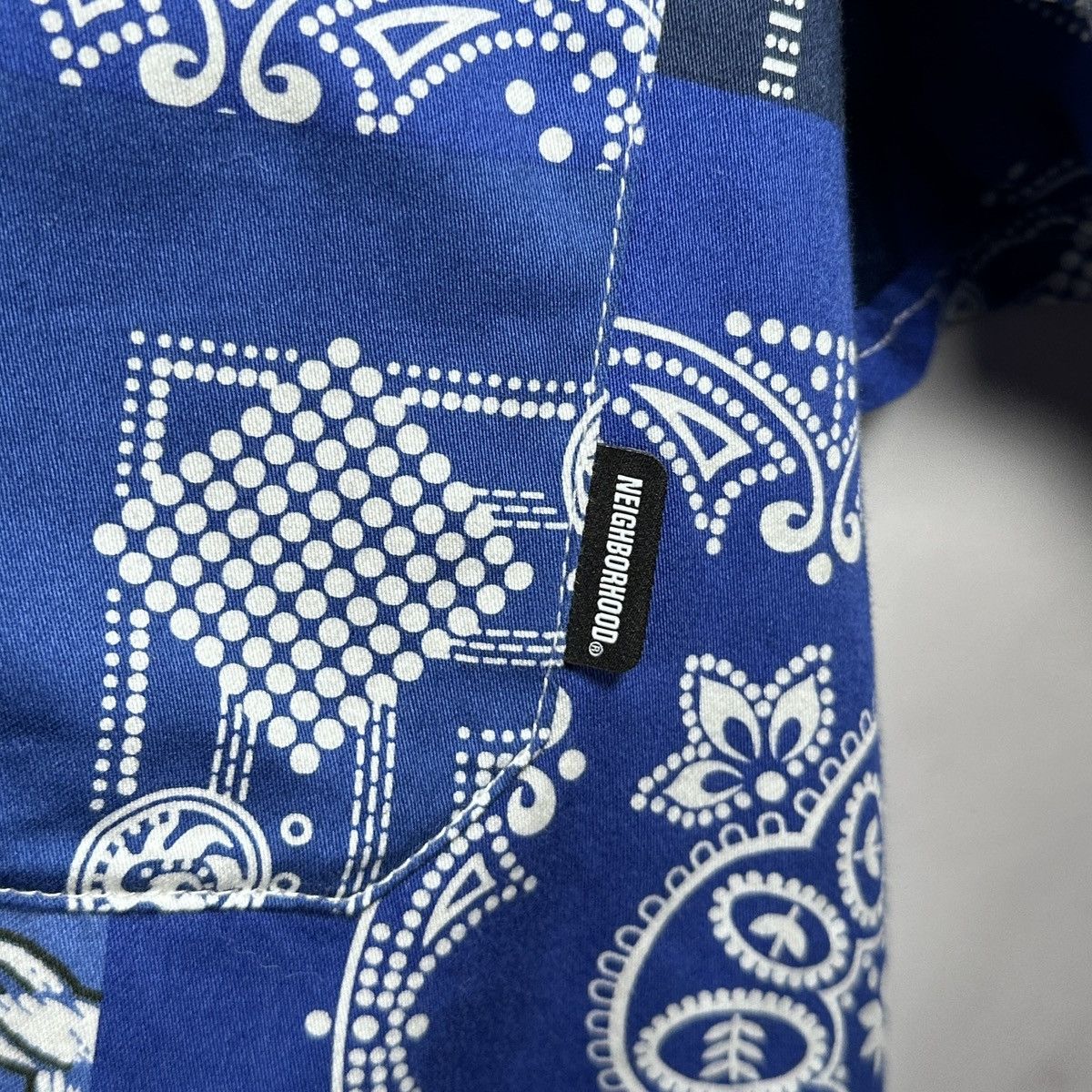 Neighborhood Blue Paisley Camp Collar Shirt Size US S / EU 44-46 / 1 - 5 Thumbnail