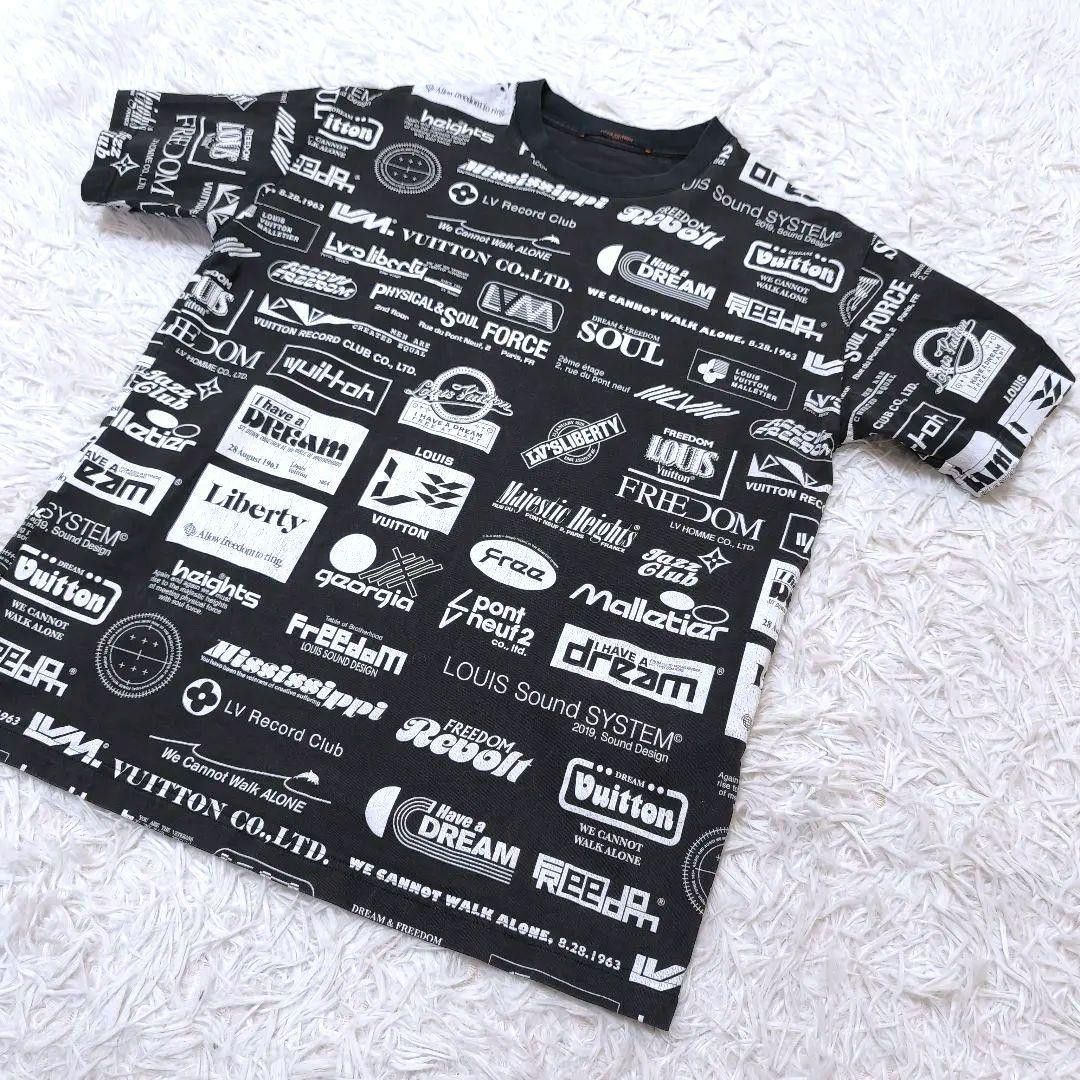 Louis Vuitton Louis Vuitton All-Over Logo Tee Black Size US M / EU 48-50 / 2 - 4 Thumbnail