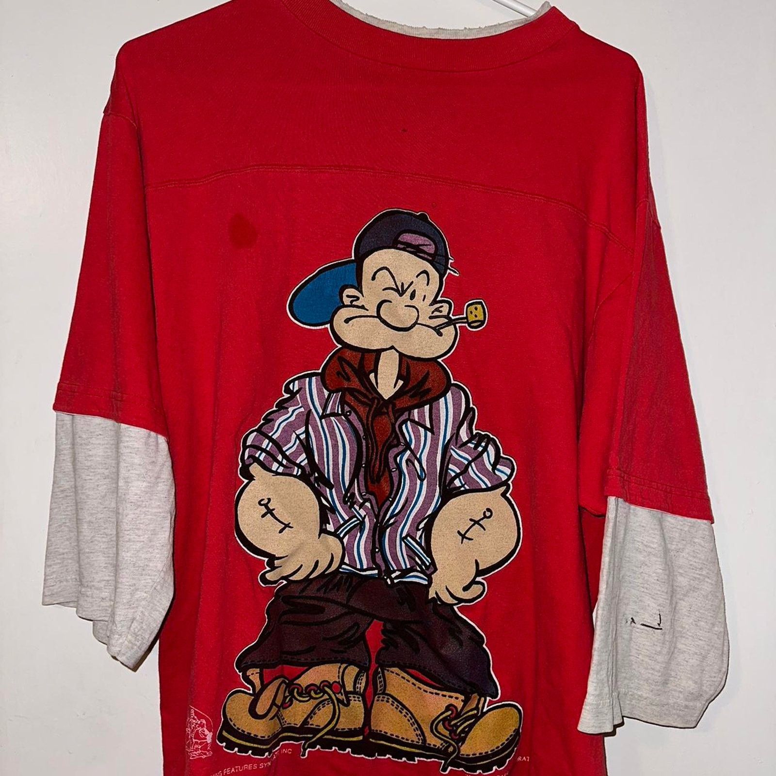 Rare × Signal Sport × Vintage RARE Vintage 1993 Popeye Double  
