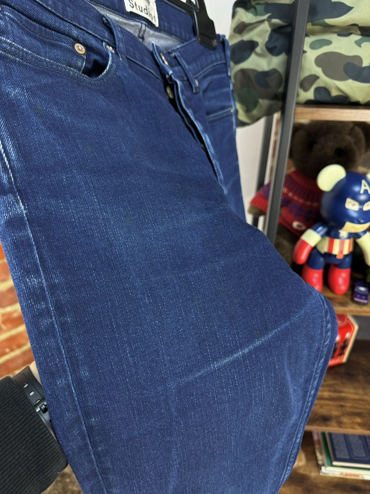 Acne Studios ACNE STUDIOS Roc Manhattan Blue Slim Jeans Size US 32 / EU 48 - 10 Thumbnail