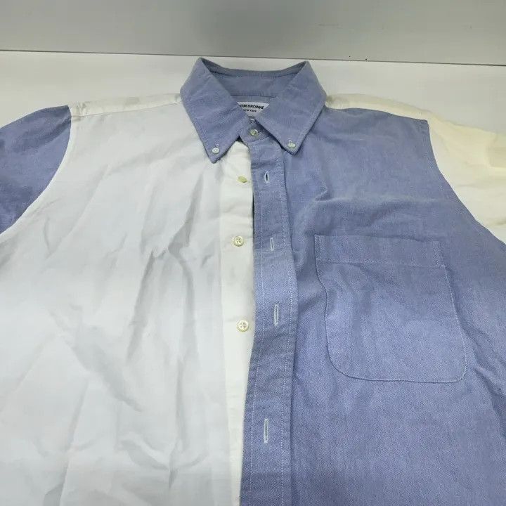 Thom Browne Thom Browne Cotton Oxford Long Sleeve Shirt -2507 Size US M / EU 48-50 / 2 - 1 Thumbnail