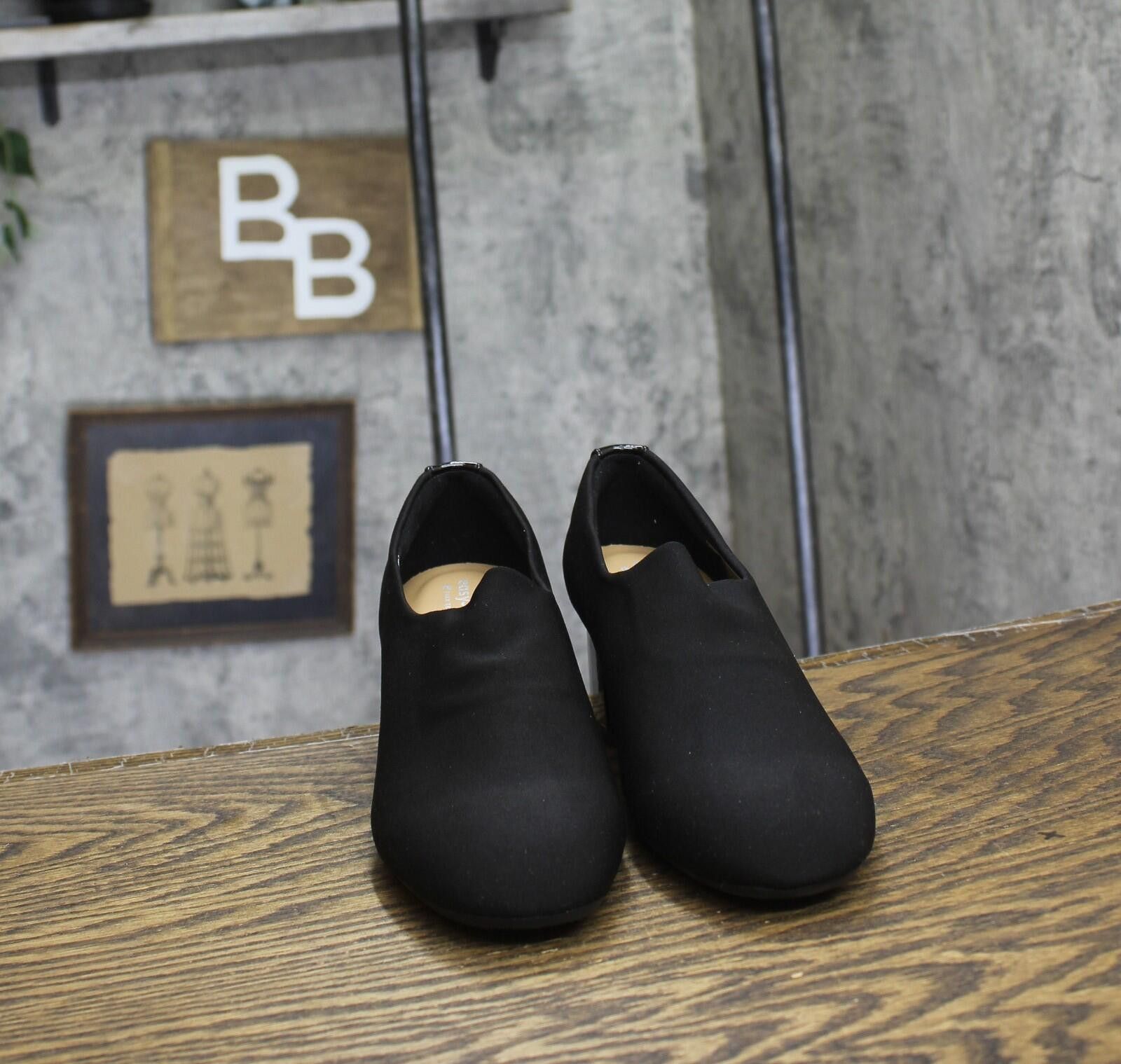Other Nwt Easy Spirit Slip On Block Heels Sedenisa2 Black 6m Size US 6 / IT 36 - 3 Thumbnail