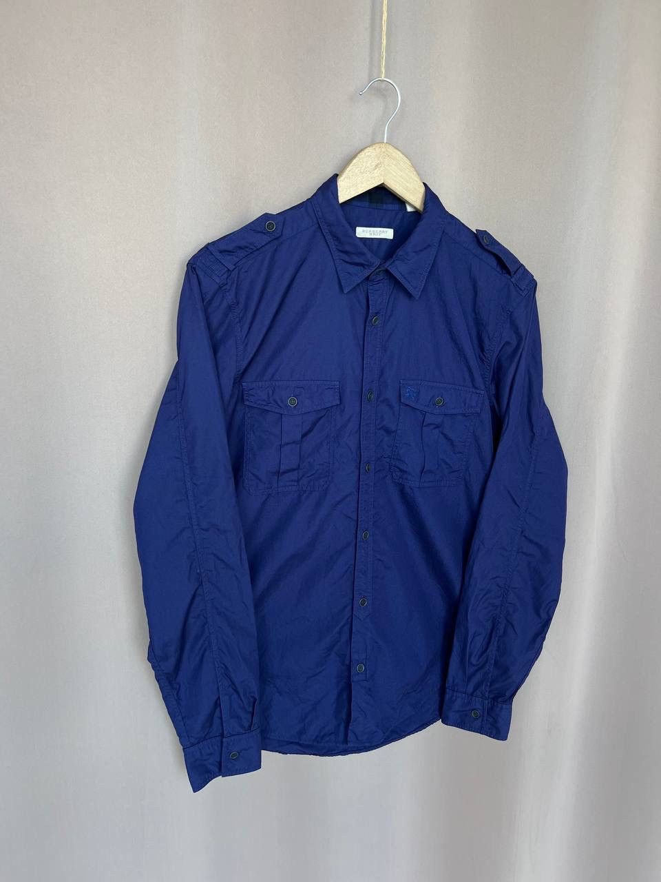 Burberry Burberry Brit Military Button Down Shirt Mens Size M Size US M / EU 48-50 / 2 - 5 Thumbnail