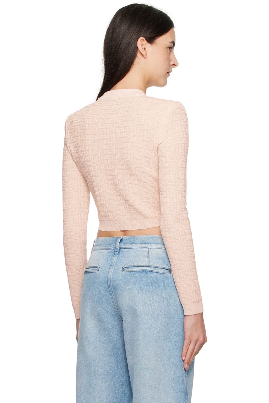 Balmain BALMAIN ‘25 Knit PB Labyrinth Cardigan *New With Tags* Size XS / US 0-2 / IT 36-38 - 8 Thumbnail