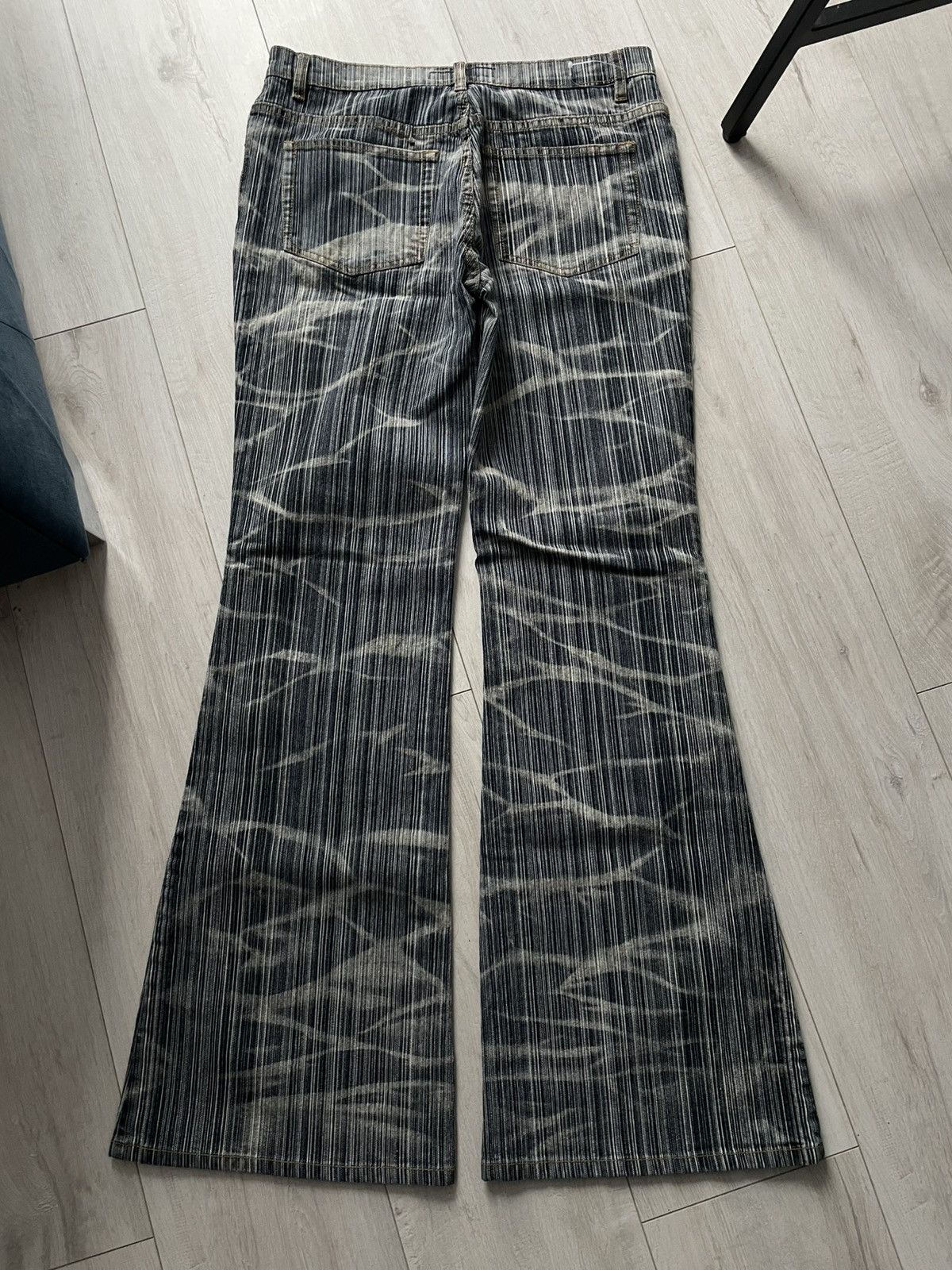Japanese Brand Vintage Flared Bootcut 90’s GLCE Denim Jeans Japan RARE Size 27" / US 4 / IT 40 - 2 Thumbnail