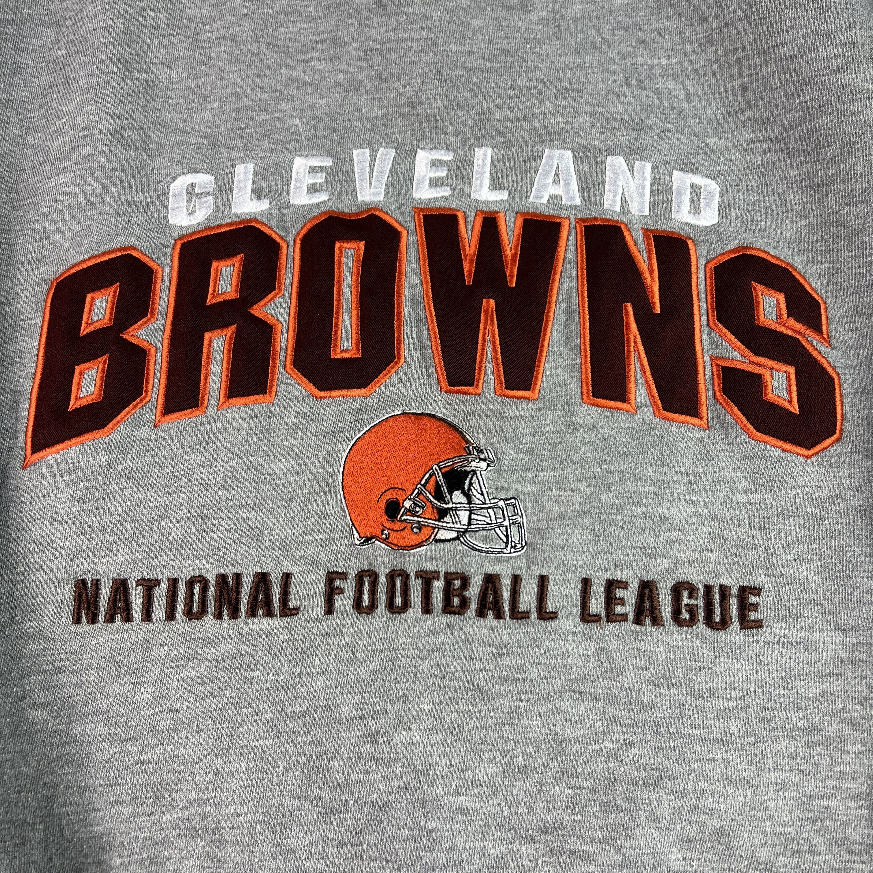 Lee VTG 90s Cleveland Browns Football Sweatshirt Grey Crewneck Size US M / EU 48-50 / 2 - 2 Thumbnail