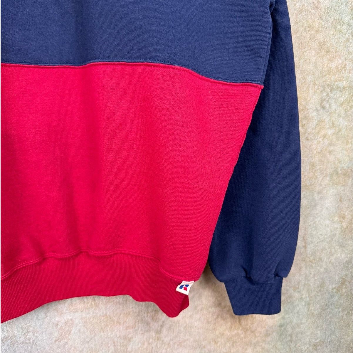 Russell Athletic × Vintage VTG 90s Russell Athletic Q Zip Sweatshirt Sz XL USA Made Size US XL / EU 56 / 4 - 6 Thumbnail