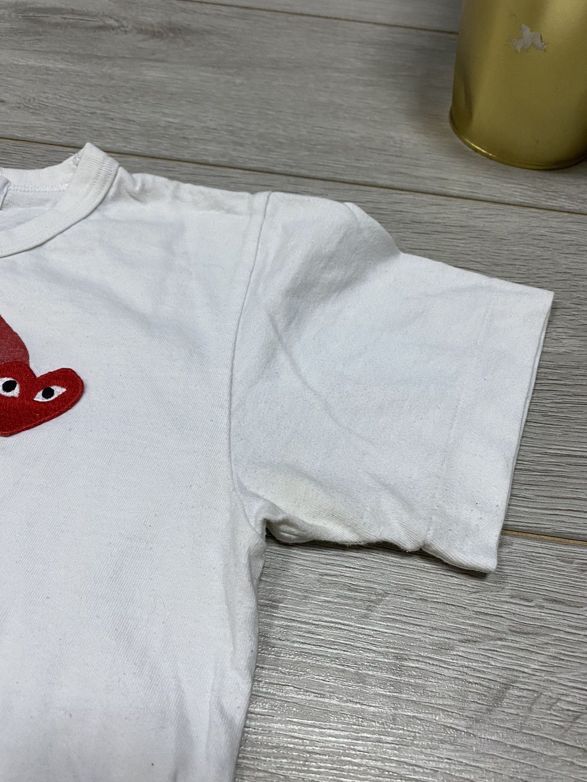 Comme des Garcons PLAY PLAY Comme des garçons vintage big heart Japanese t-shirt Size S / US 4 / IT 40 - 8 Thumbnail