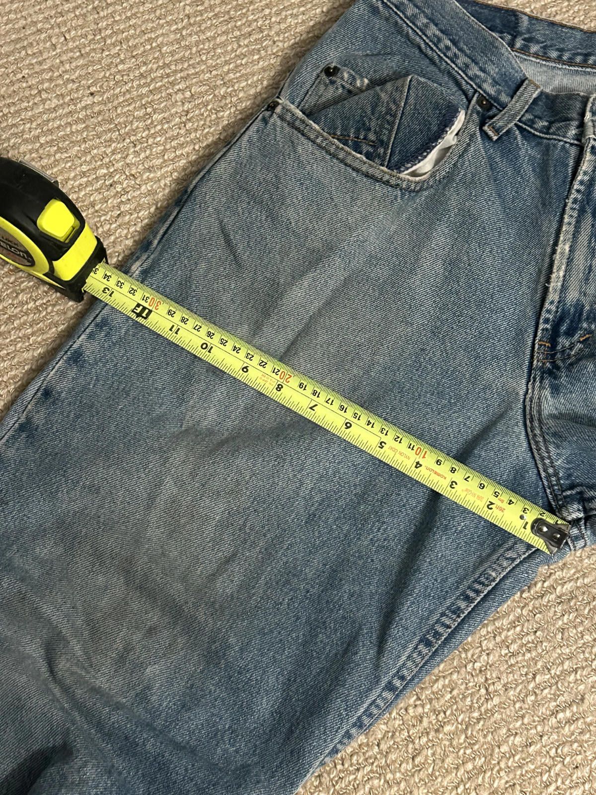 Gap Vintage 90s Gap Denim Baggy Mens Jeans 32x30 Light Wash Size US 32 / EU 48 - 5 Thumbnail