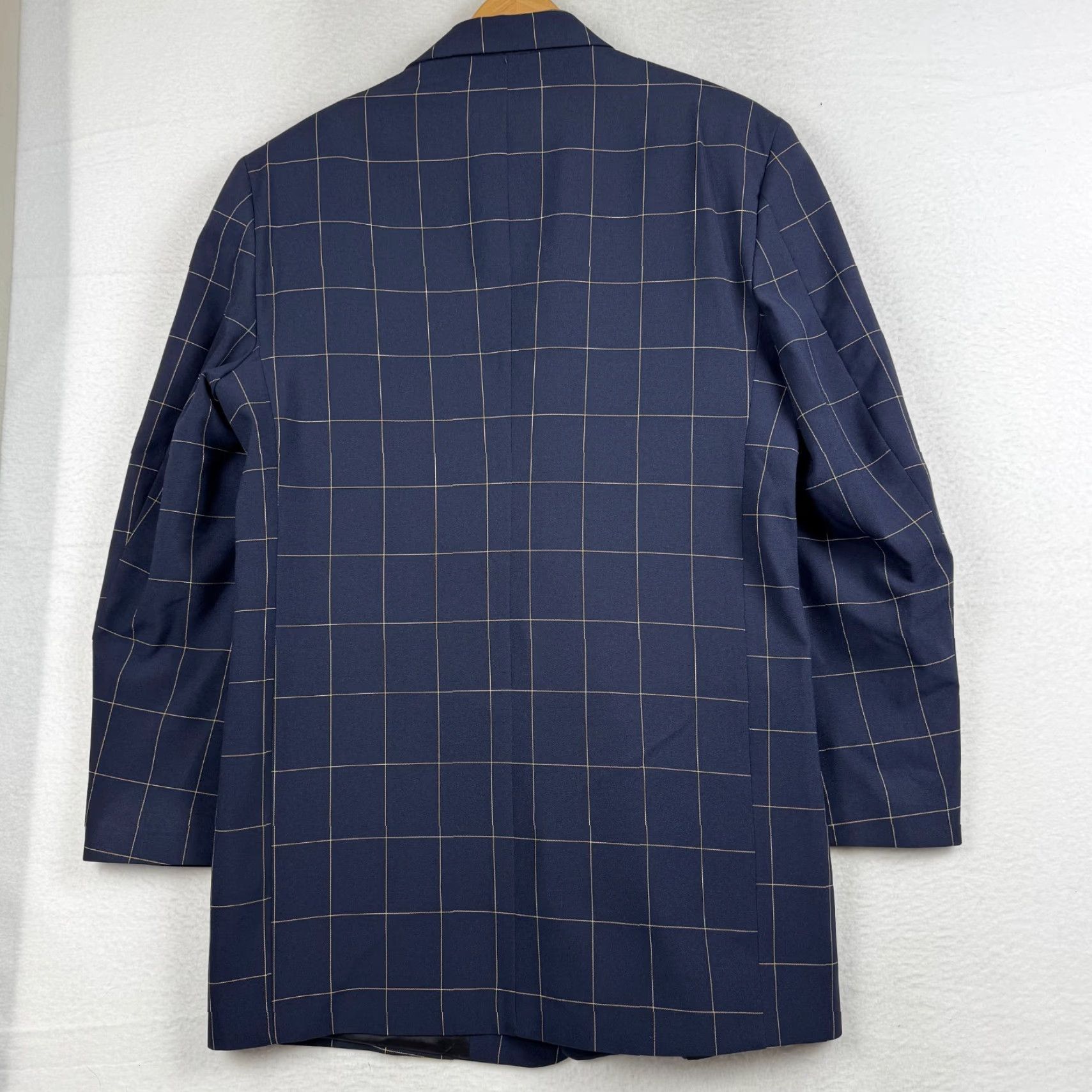 Vintage VINTAGE Falcone Blue Plaid Suit 42L Blazer 34x30 Pants & Vest 3 Piece USA Made Size 42R - 6 Thumbnail