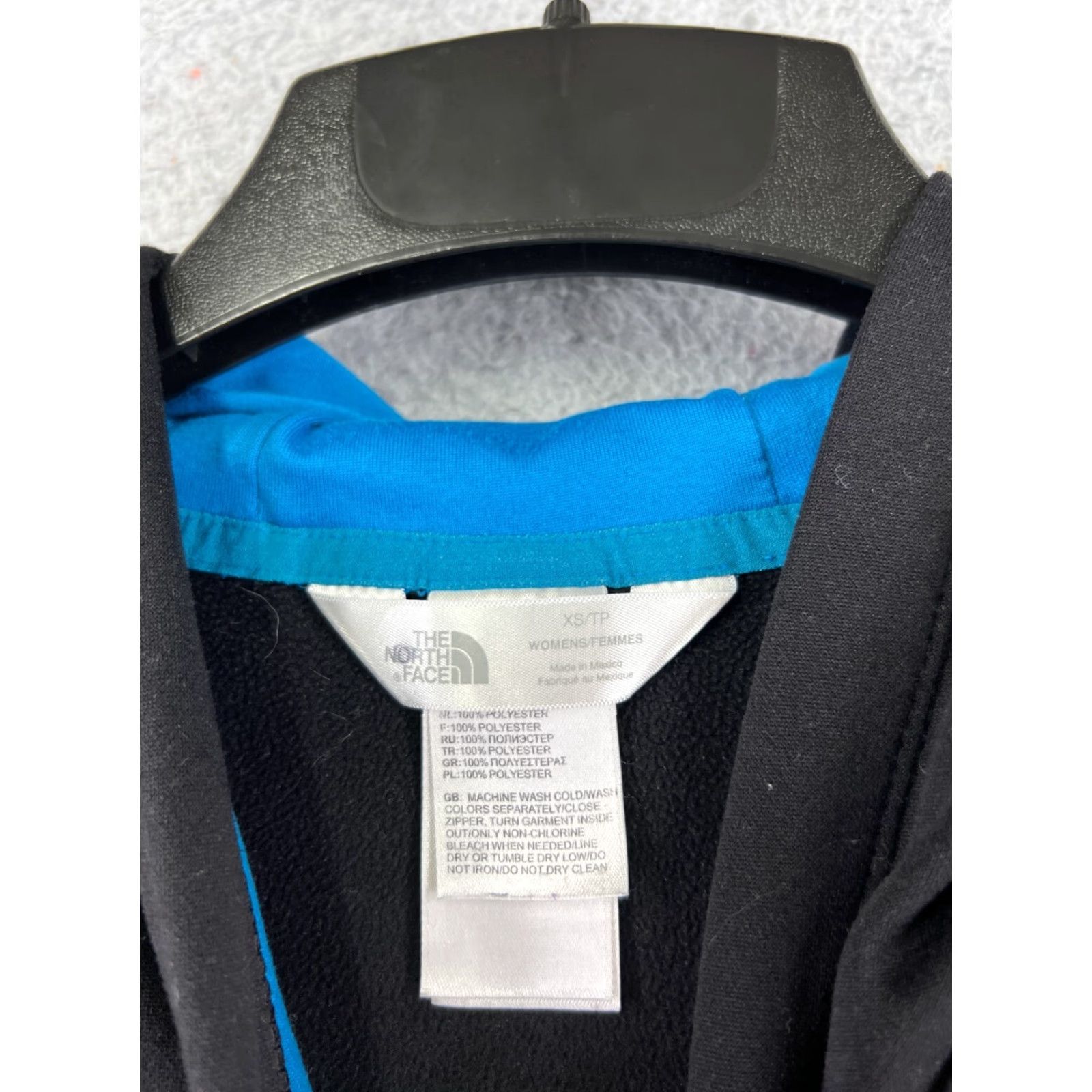 The North Face The North Face Hoodie Women XS Black - Hooded, Pockets, Lightweight 100% Polyester Sweatshirt? Size XS / US 0-2 / IT 36-38 - 3 Thumbnail