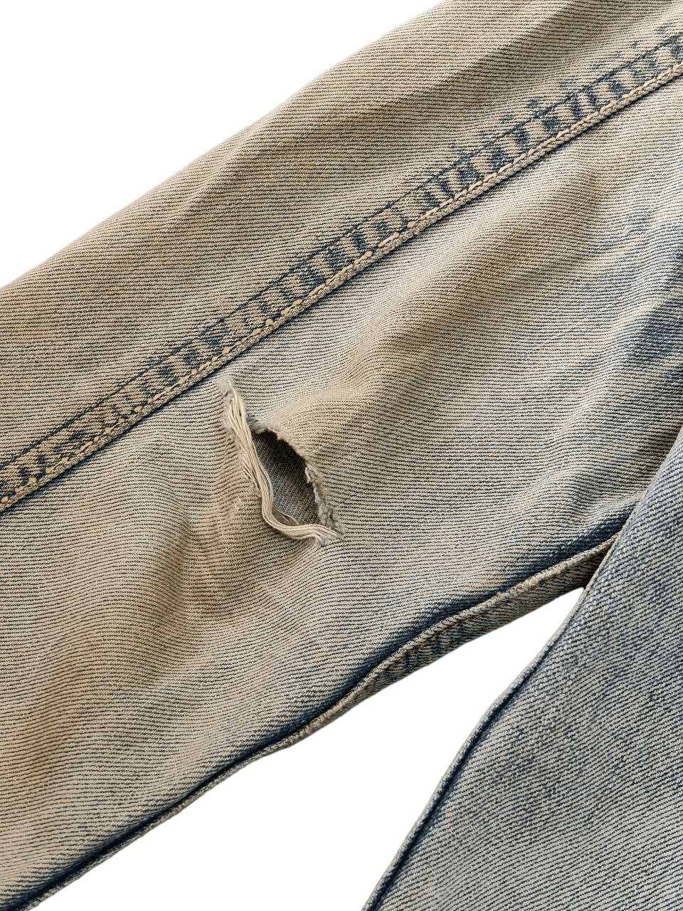 Levi's Thrashed Levi's Distressed Worn Denim Jacket Size US M / EU 48-50 / 2 - 8 Thumbnail