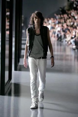 Dior SS05 White Whiskered Denim Size US 28 / EU 44 - 2 Thumbnail