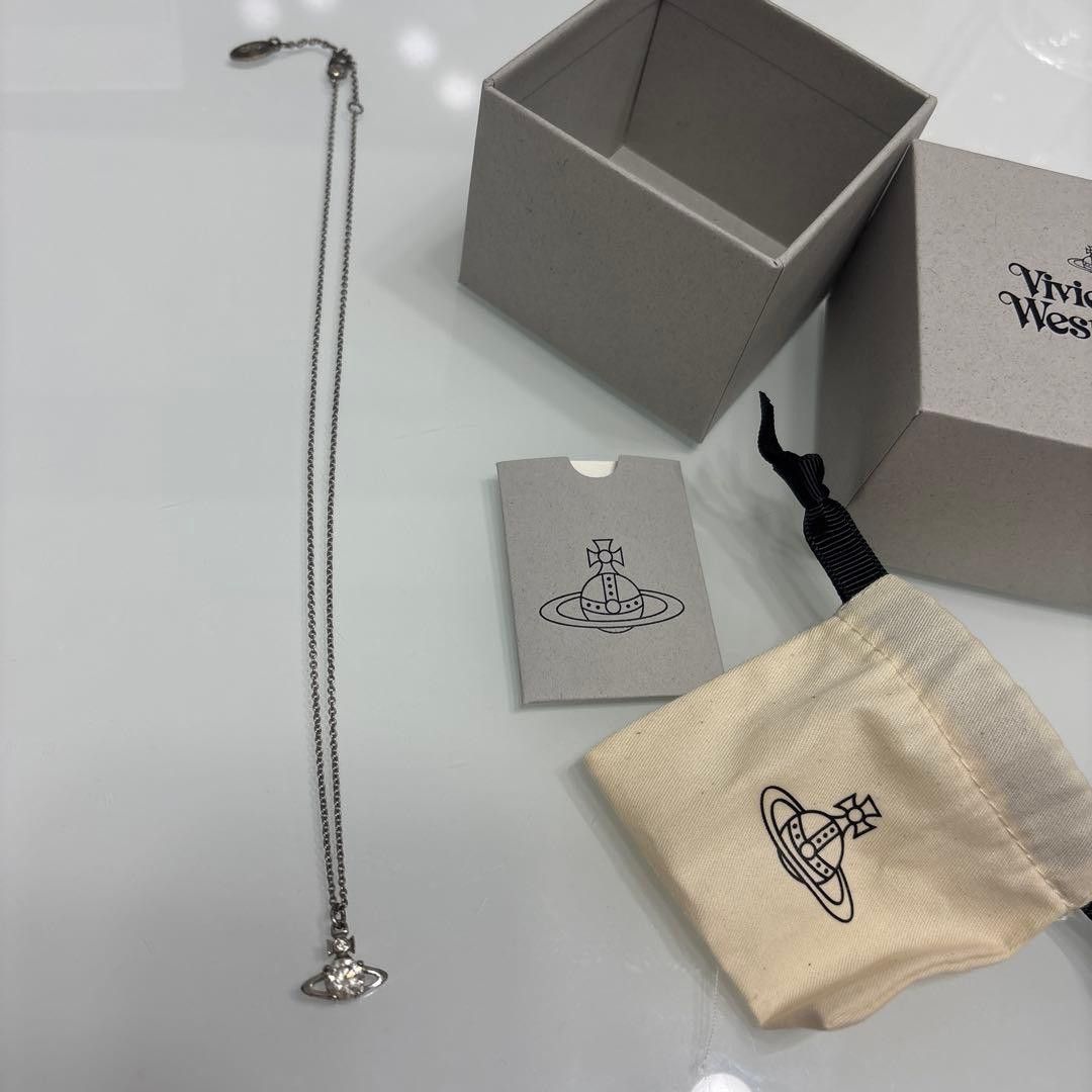 Vivienne Westwood Crystal Stone Orb Necklace Size ONE SIZE - 1 Thumbnail